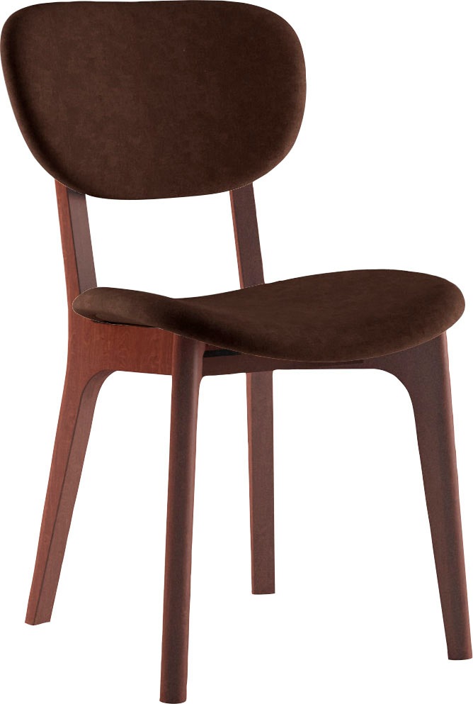 INOSIGN Stuhl "COZY Made in Italy" (Set) 2 Stk. Microfaser Gestell in Buche günstig online kaufen