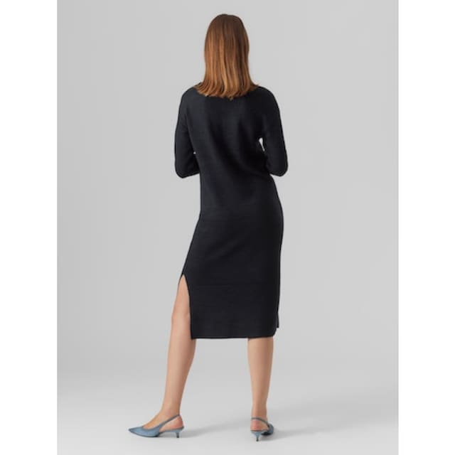 Vero Moda Strickkleid »VMLEFILE LS BOATNECK CALF DRESS NOOS« online  bestellen | BAUR