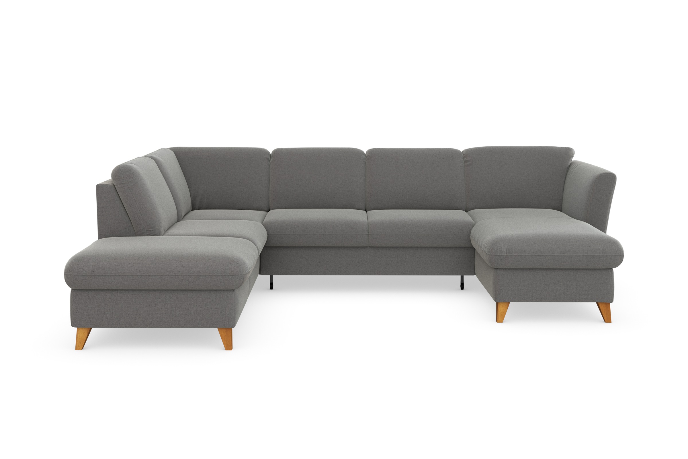 Home affaire Wohnlandschaft "Trelleborg U-Form" Federkern-Polsterung, wahlw günstig online kaufen