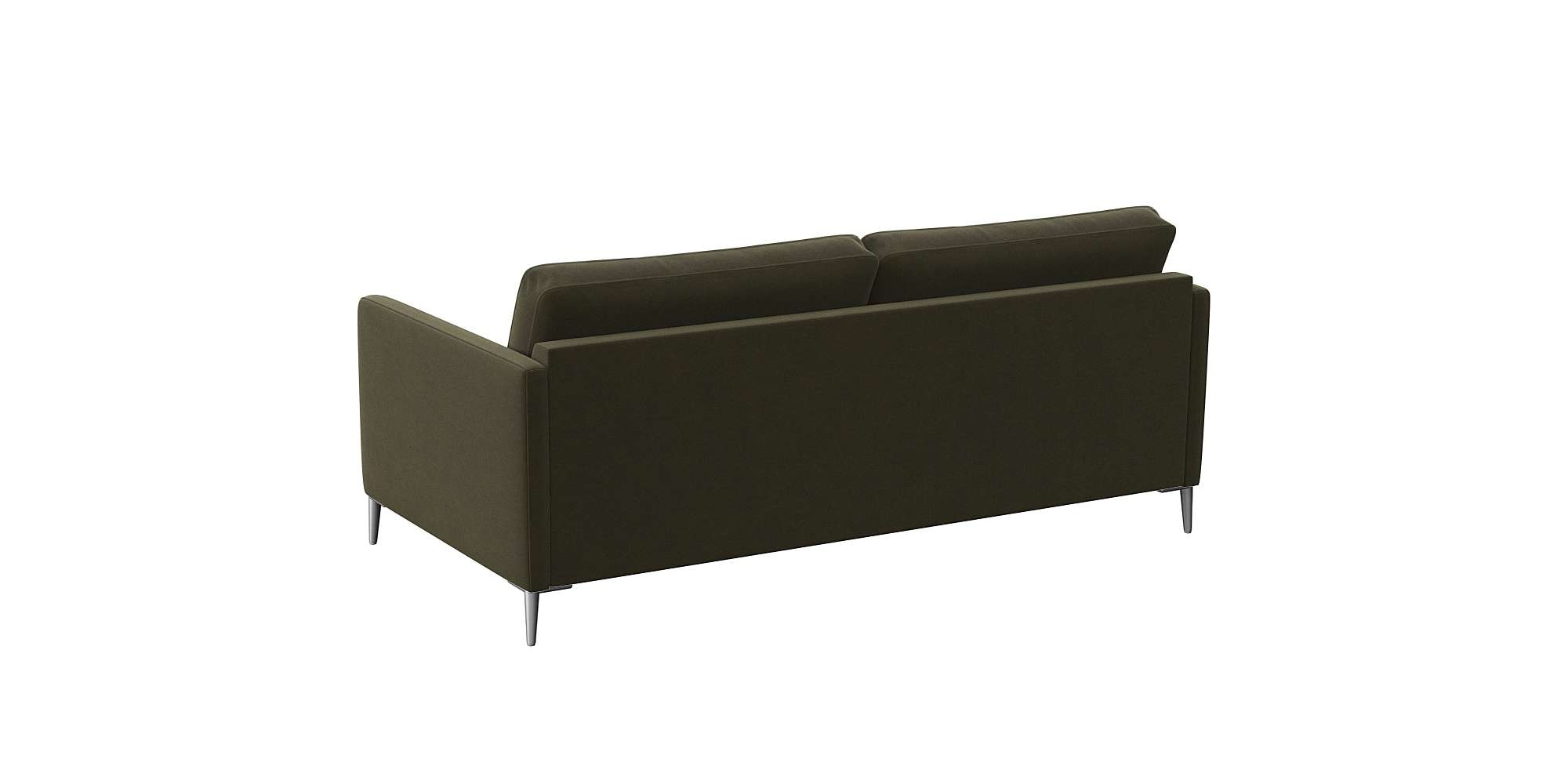 FLEXLUX 2,5-Sitzer »Fiore, super Sitzkomfort durch Kaltschaum im Sitz«, schmale Armlehnen, Füße Alu