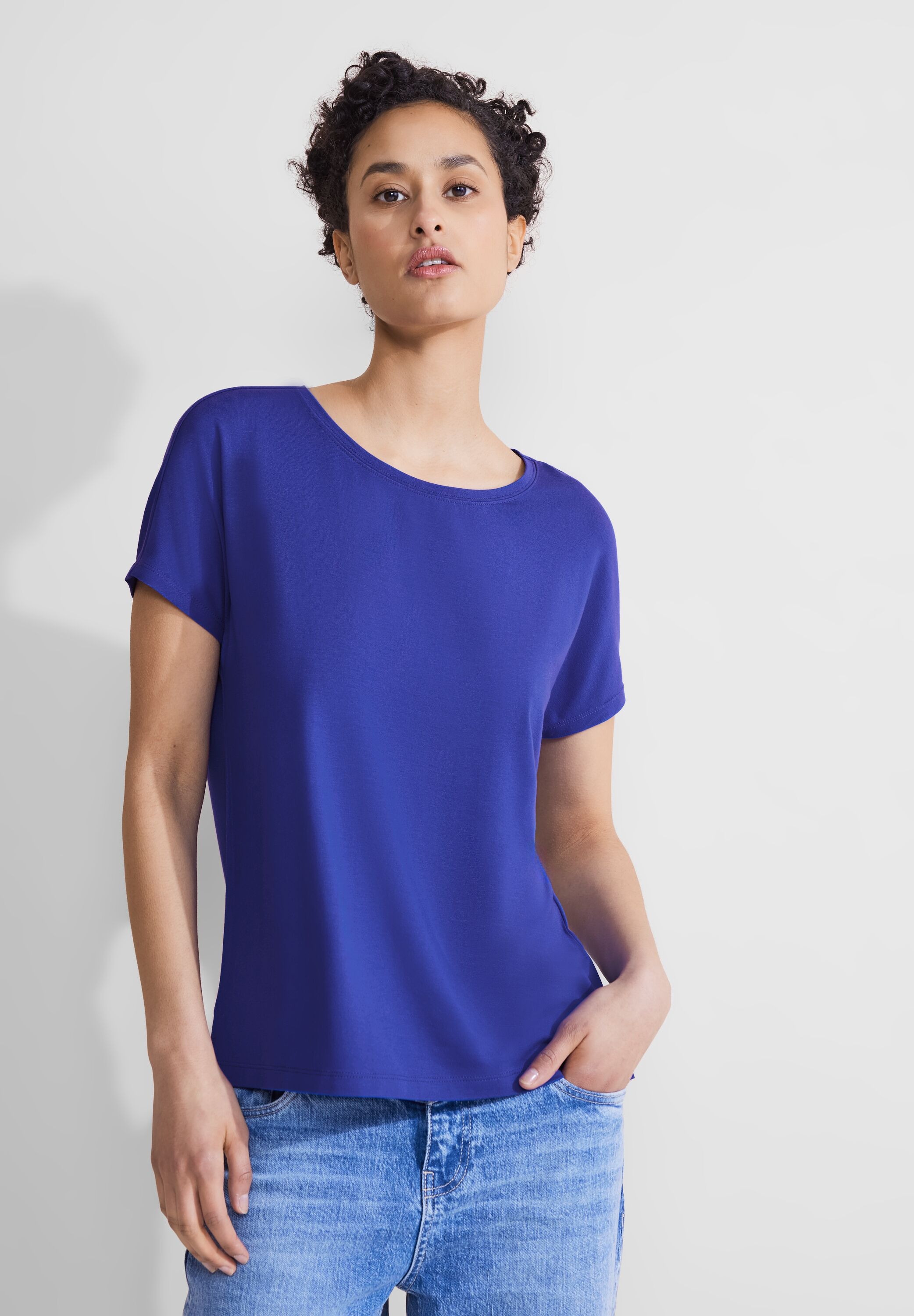 STREET ONE Shirttop, in Unifarbe