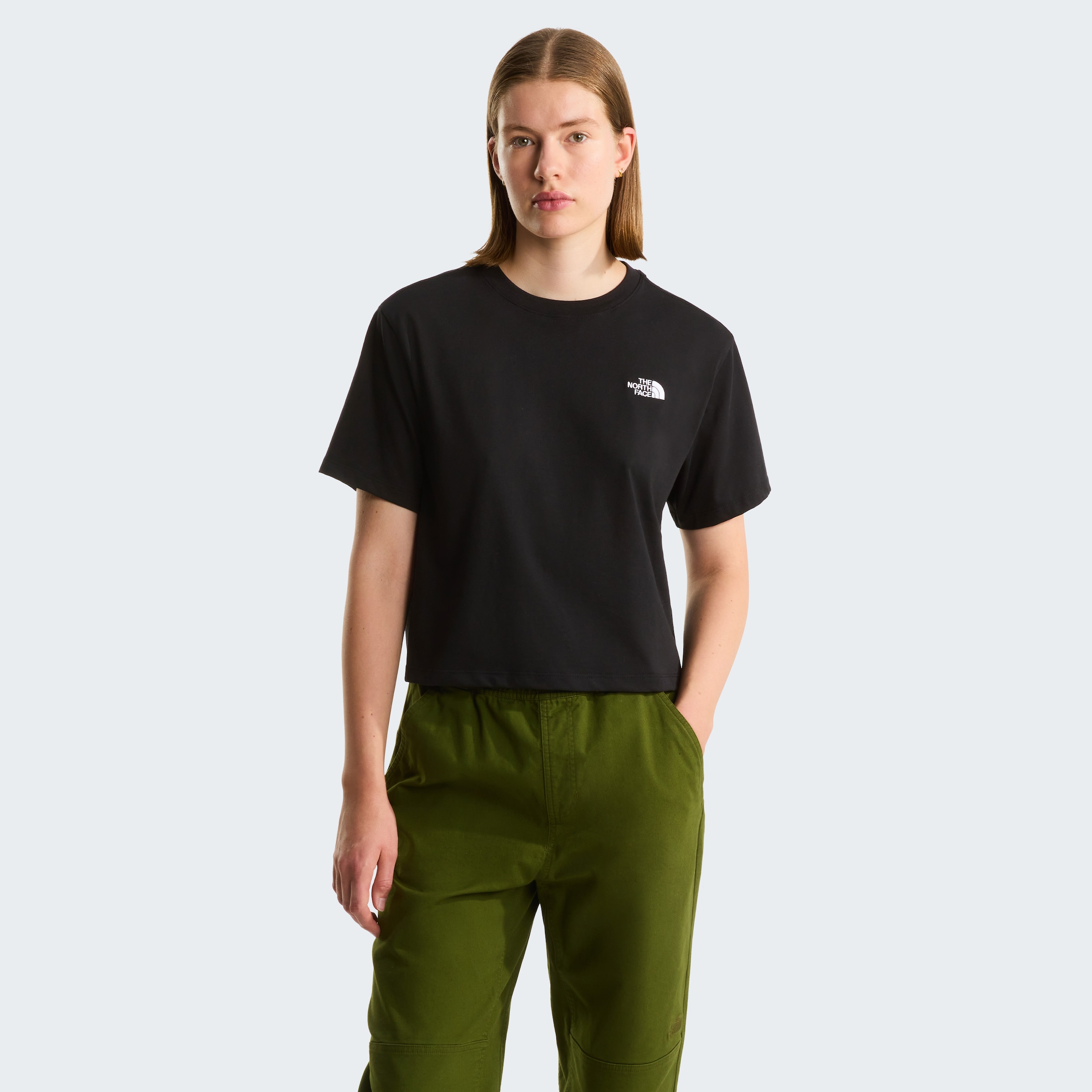 The North Face T-Shirt "W EVOLUTION SIMPLE DOME CROP RLX SS TEE" bequemer S günstig online kaufen