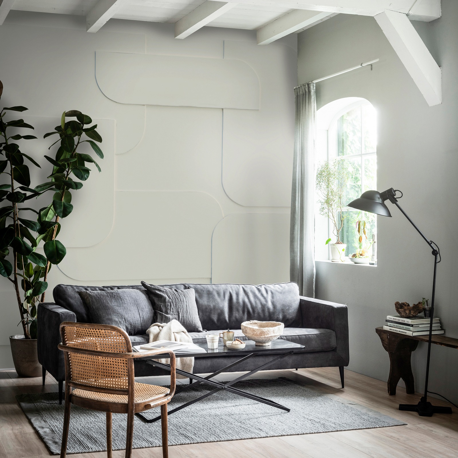 vtwonen Fototapete »Soft 3D Light Grey« animal print glatt 280x300 cm