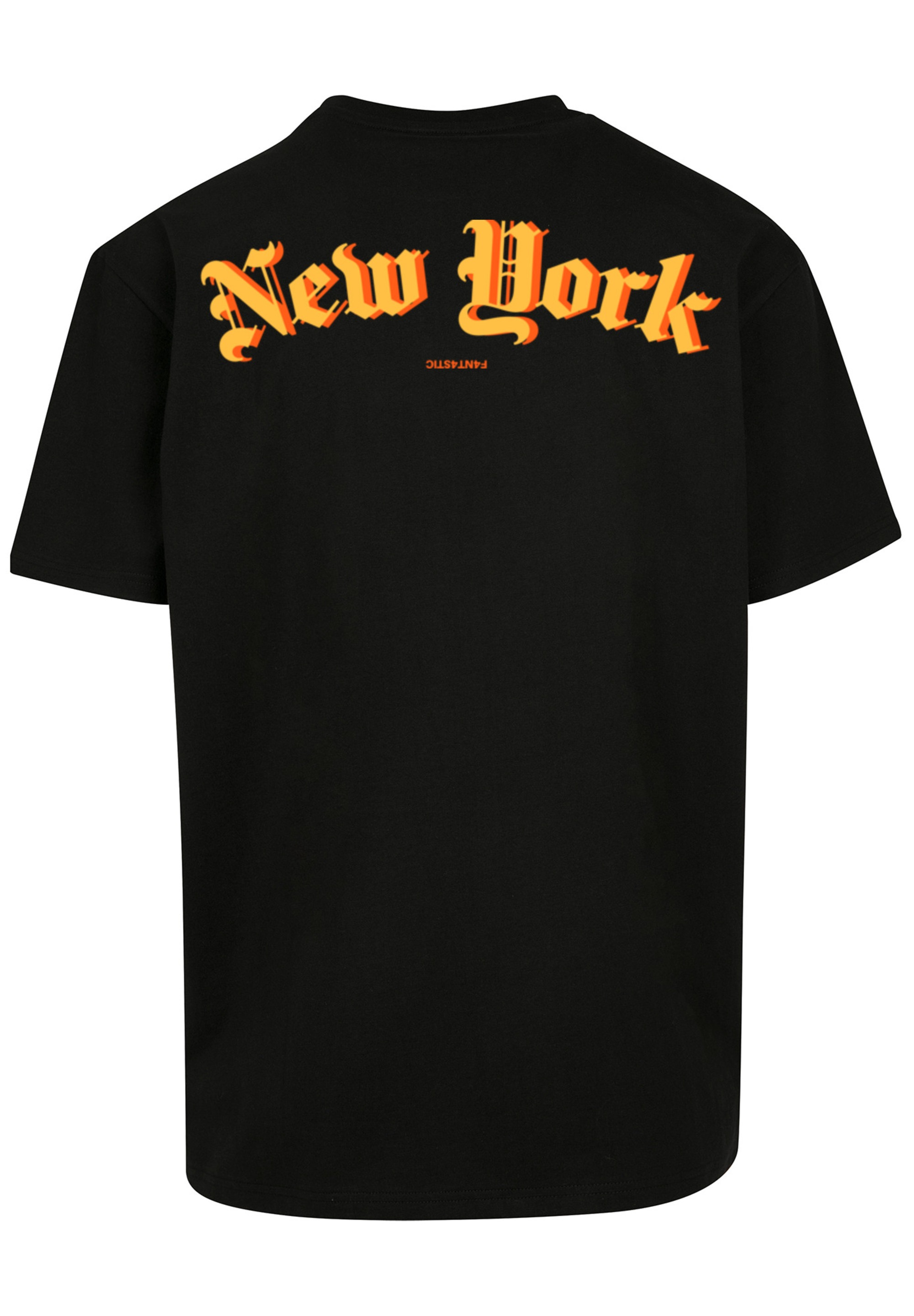 F4NT4STIC T-Shirt »New York Orange OVERSIZE TEE«, Print