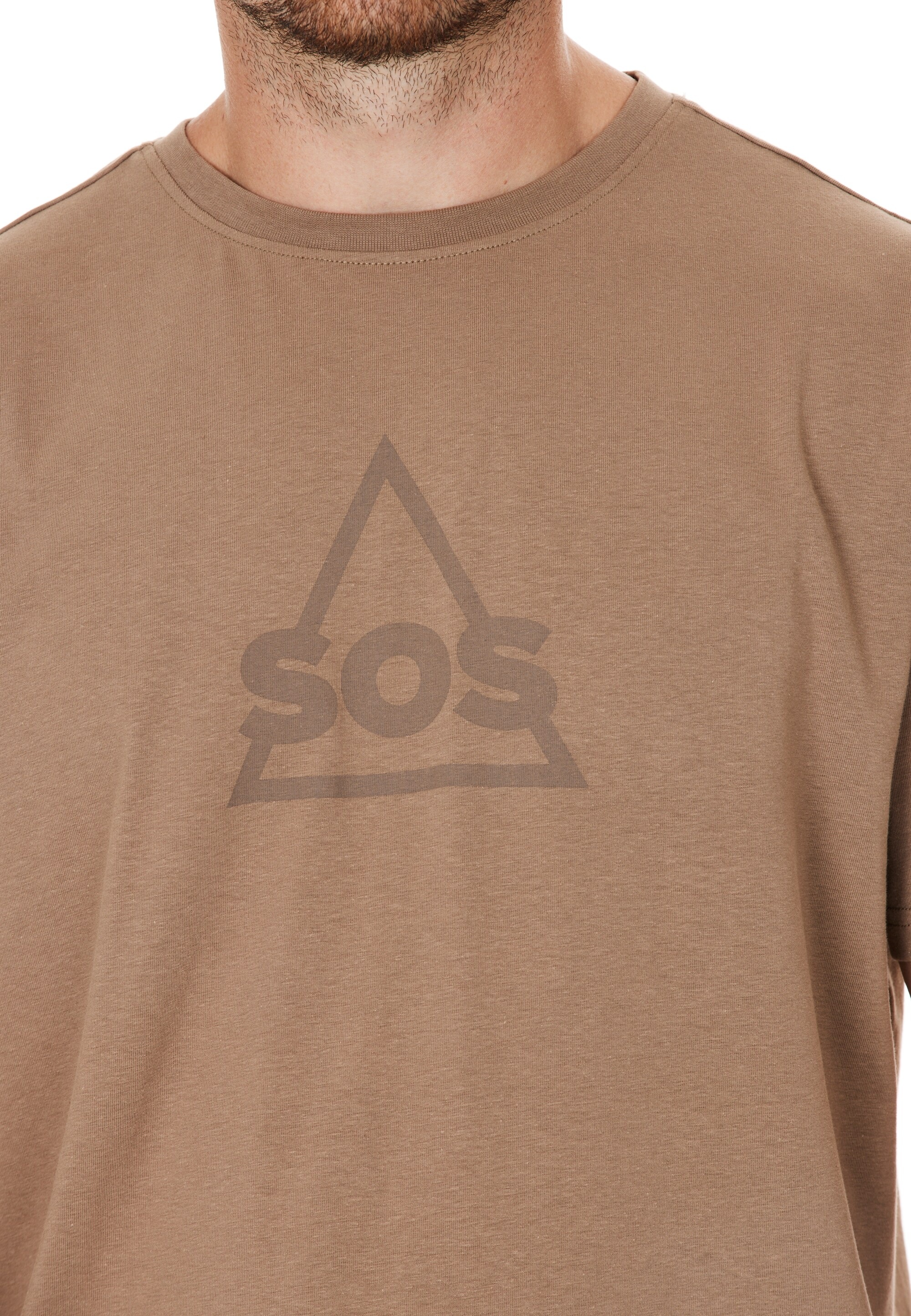 SOS Funktionsshirt »Kvitfjell«, mit großem Markenlogo auf der Brust