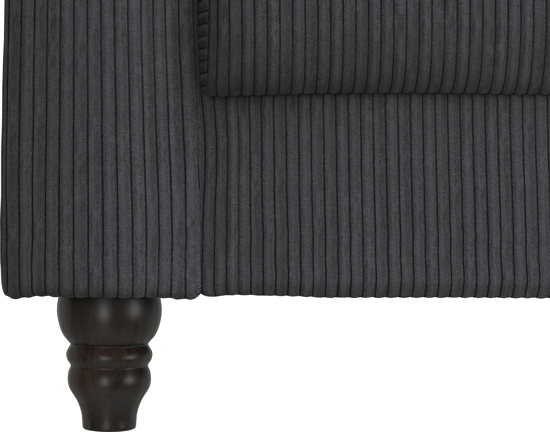 Dorel Home 3-Sitzer »Felix II, Schlafsofa 236cm, (Liegefläche 108x190cm), Rückenlehne«, 3-fach verstellbar, Sitzhöhe 46 cm, Cord