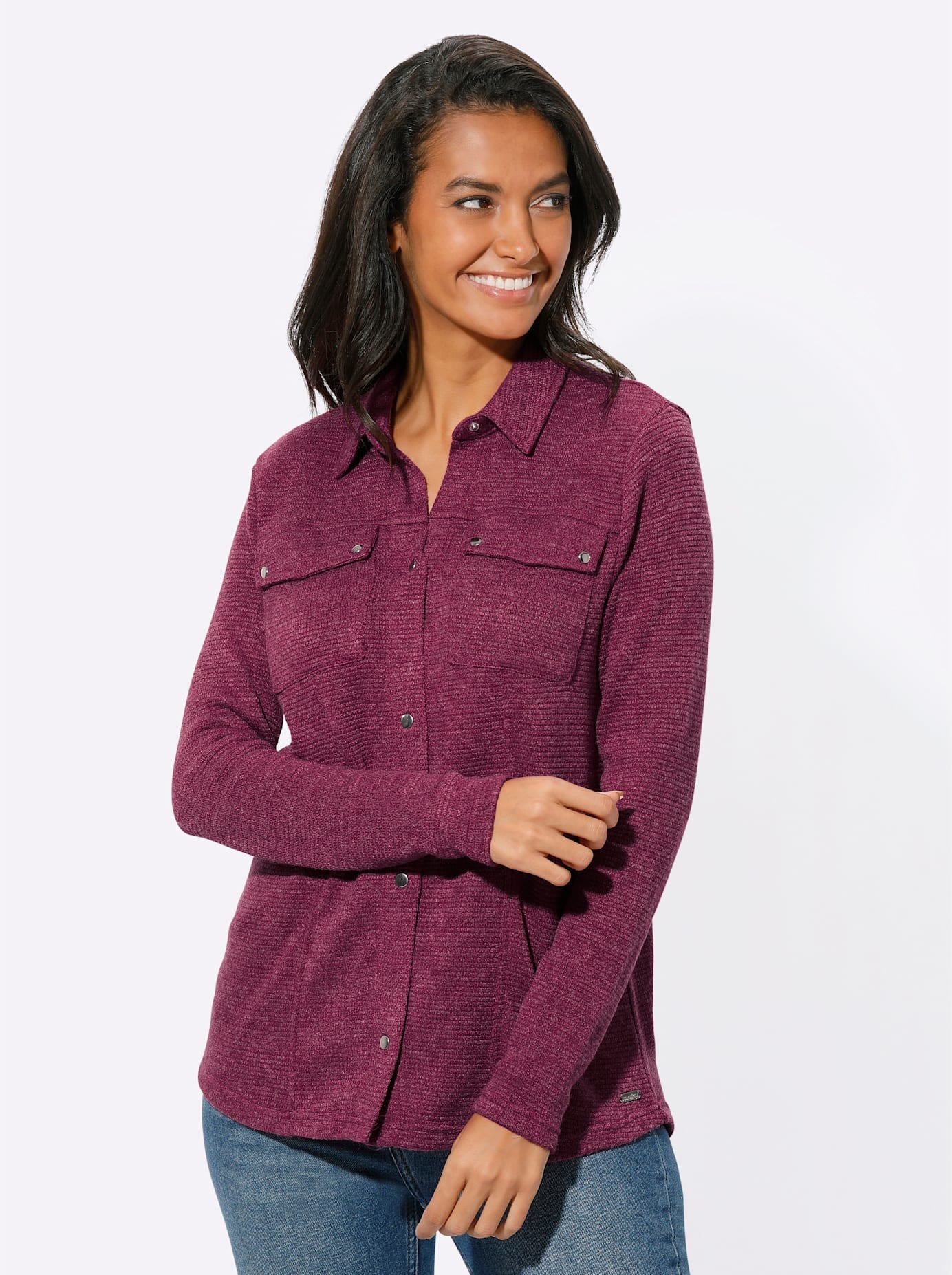 Casual Looks Shirtjacke »Shirtjacke«, (1 tlg.)