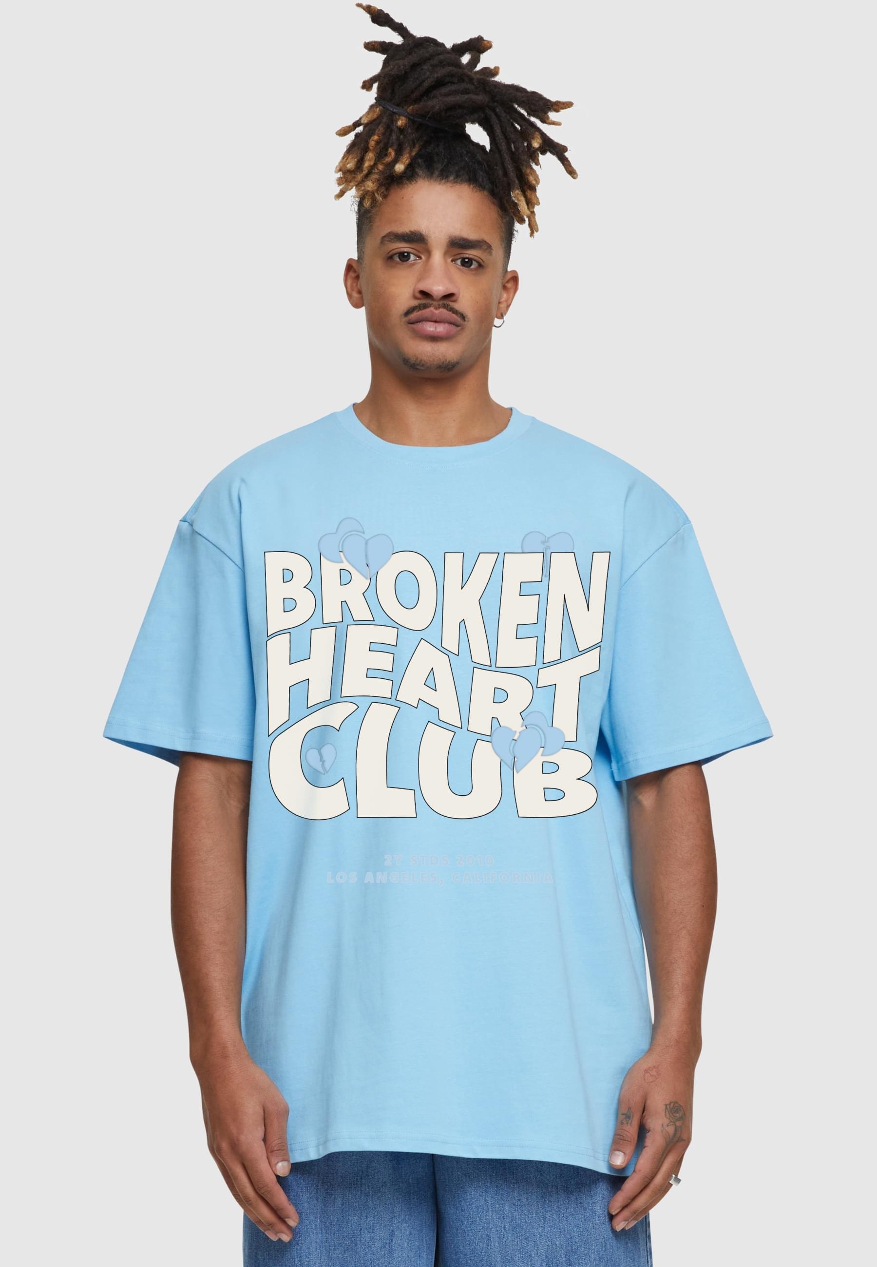 2Y Studios T-Shirt »2Y Studios Broken Heart Club Oversize Tee«, (1 tlg.)