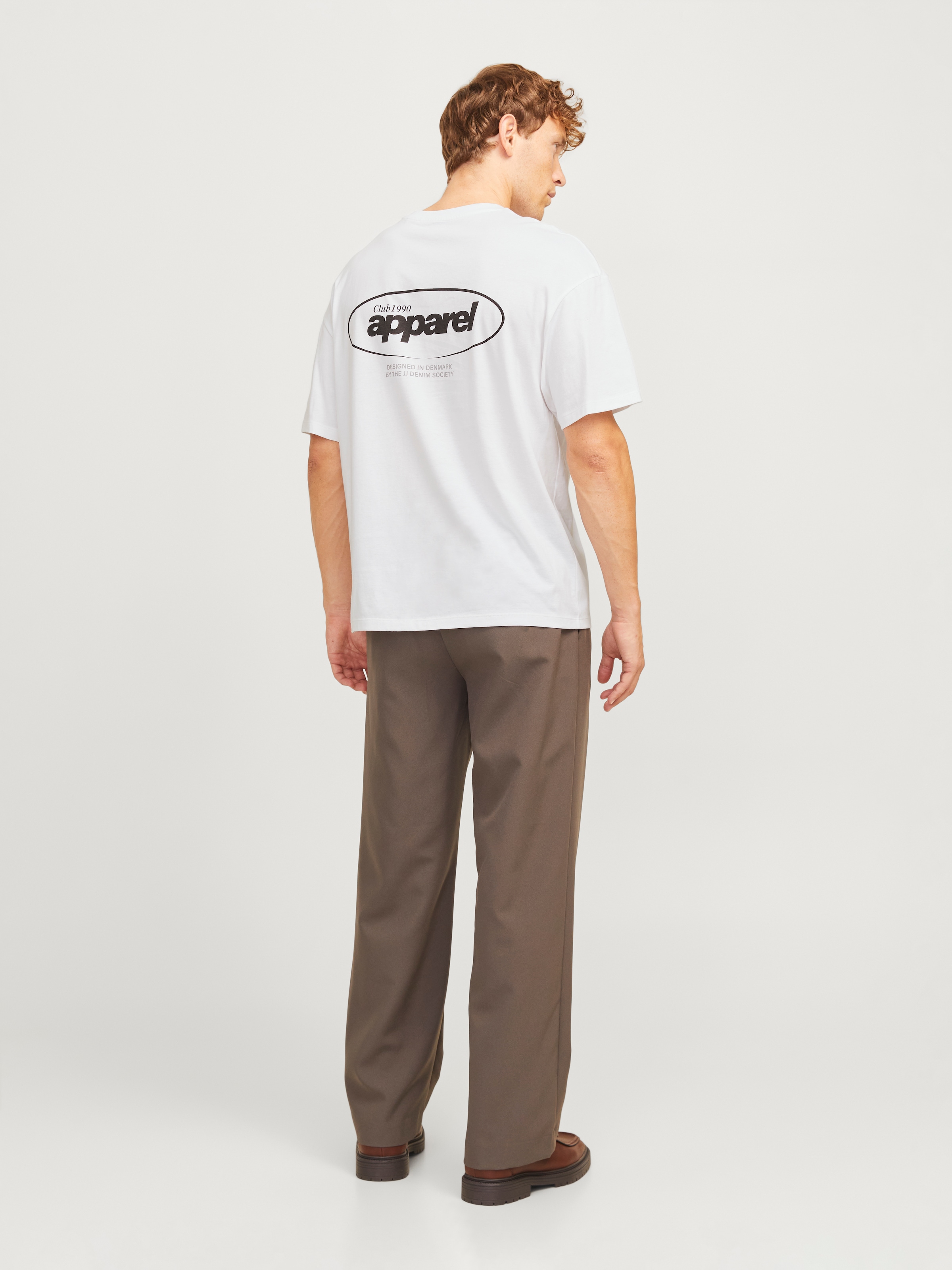 Jack & Jones Rundhalsshirt »JJEBRADLEY GRAPHIC TEE SS O-NECK NOOS«, mit Front und Back Print
