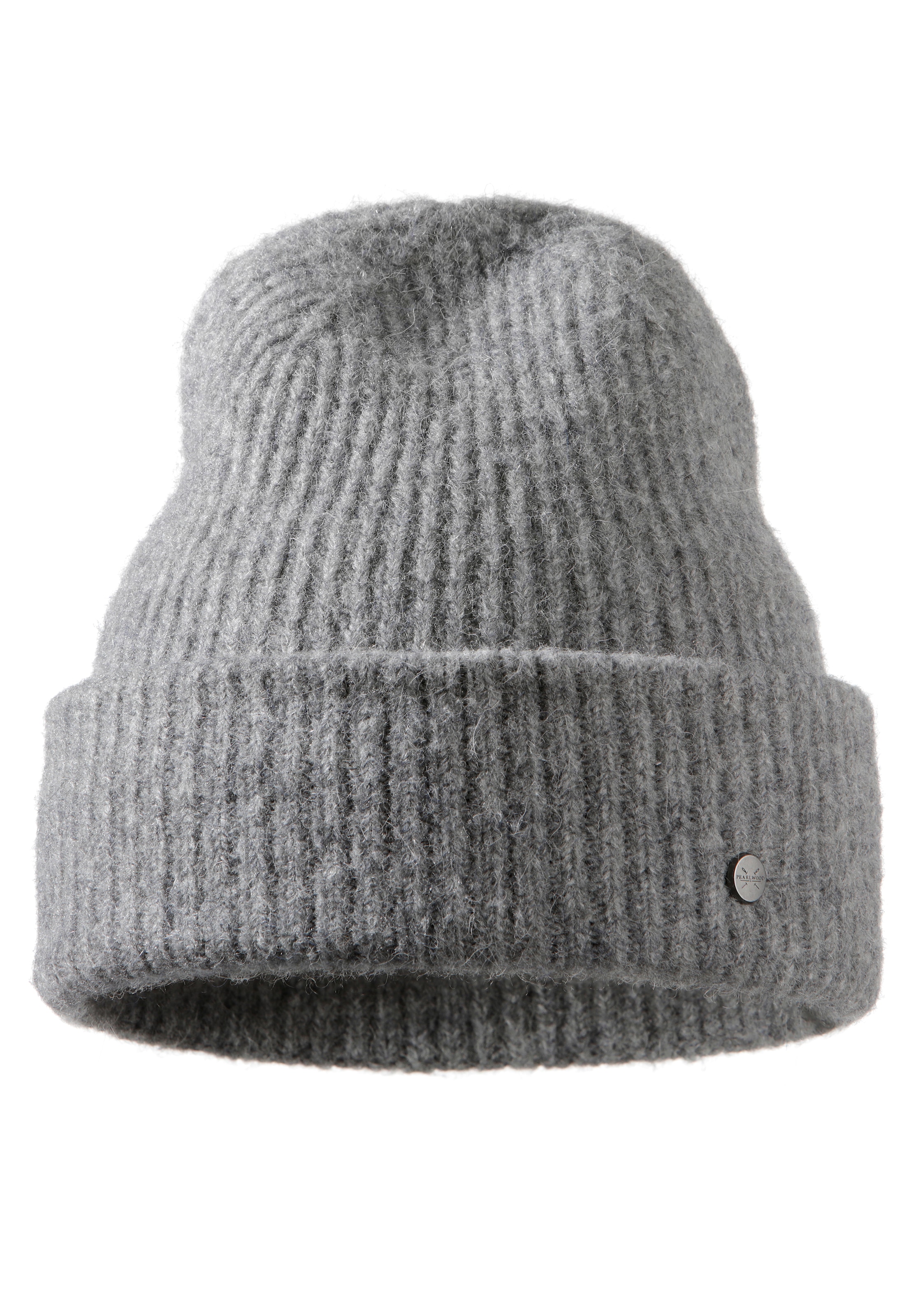 PEARLWOOD Strickmütze »ZOE«, Feinripp, wärmend, breiter Umschlag