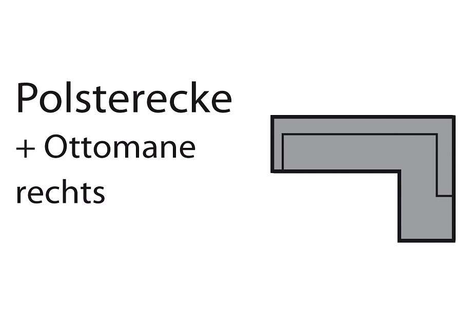 COTTA Ecksofa »Sammy L-Form«, inklusive Kopfstützen-Höhenverstellung, wahlweise mit Bettfunktion