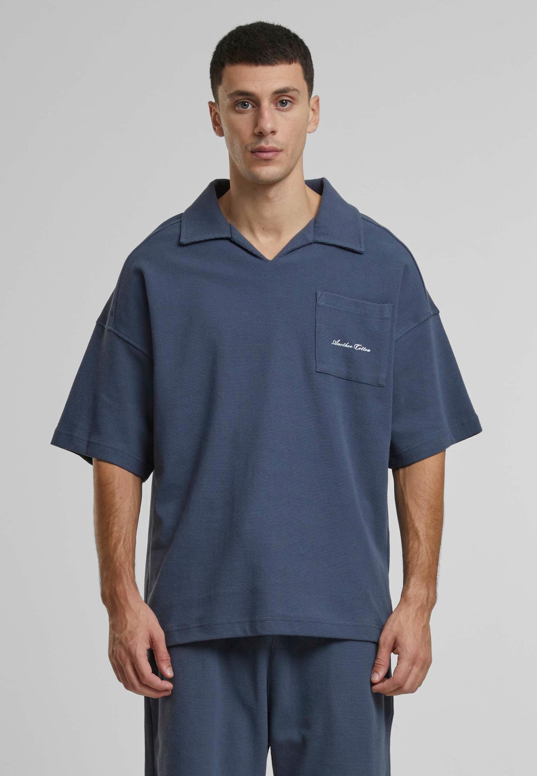 Another Cotton Lab Poloshirt »Another Cotton Lab Another Waffle Oversized Polo Shirt«, (1 tlg.)
