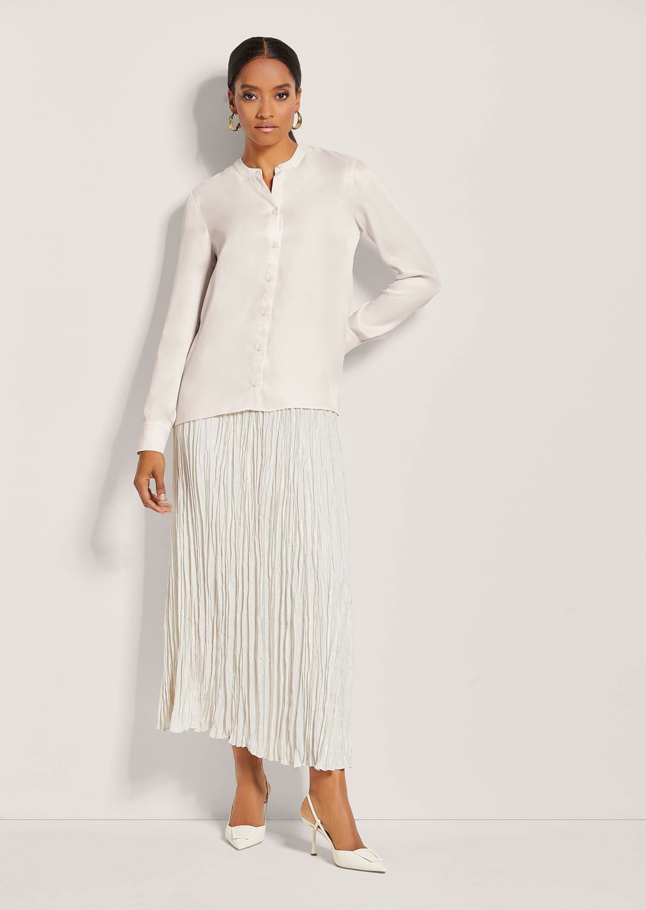 MADELEINE Langarmbluse "Bluse Rundhals-Bluse" günstig online kaufen