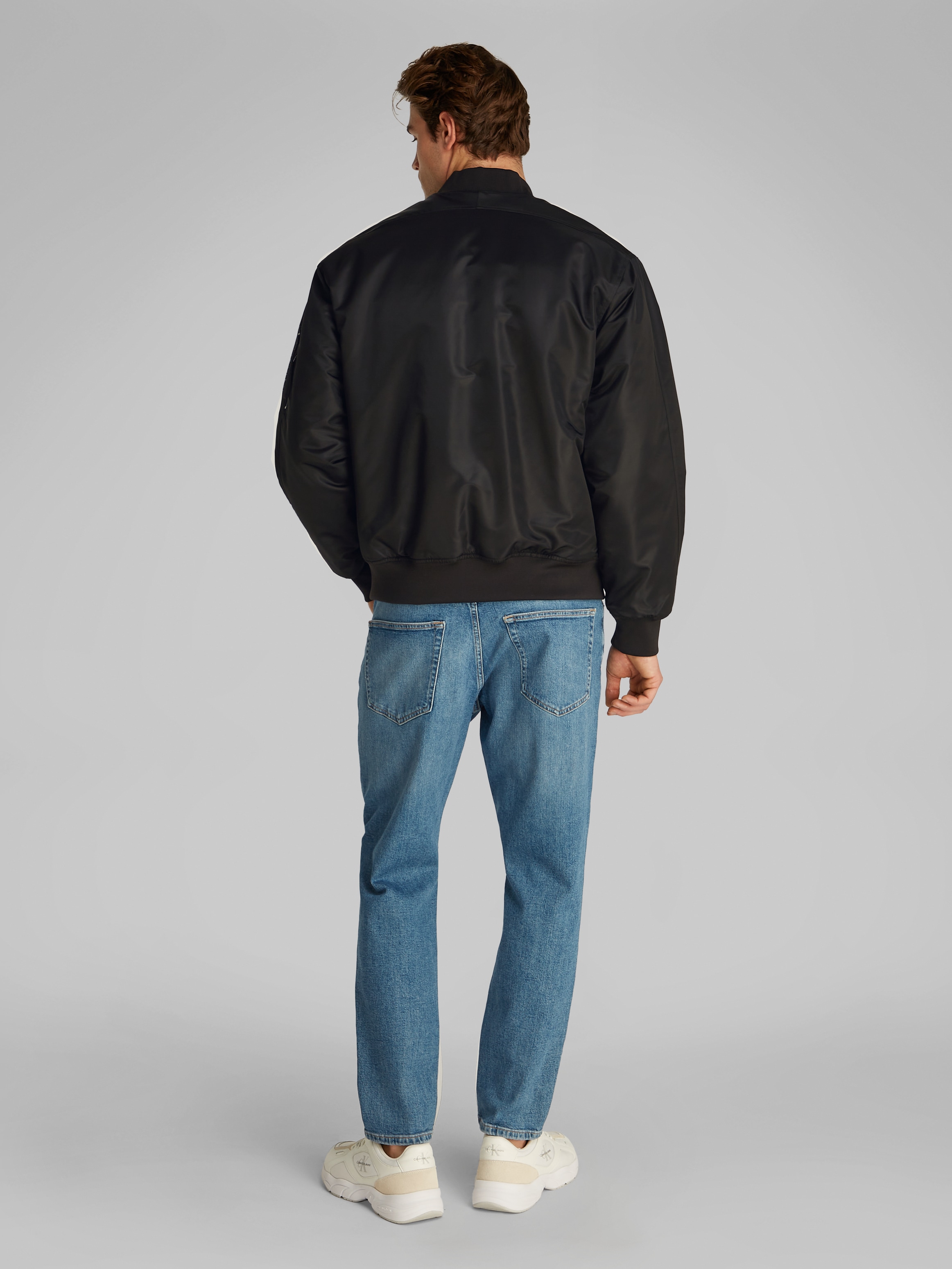 Calvin Klein Jeans Blouson »LS JEANS HERO BOMBER«, mit Strickbündchen