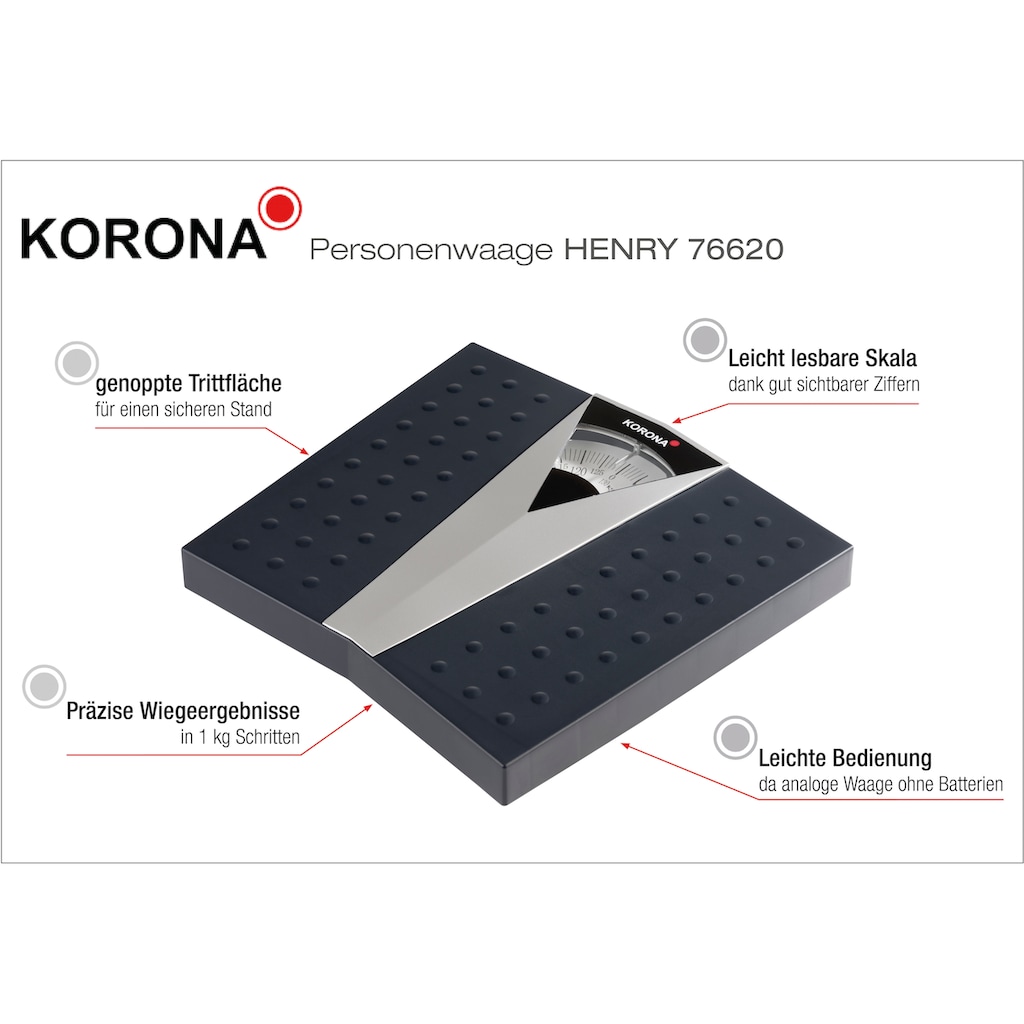 KORONA Personenwaage »76620 Henry«