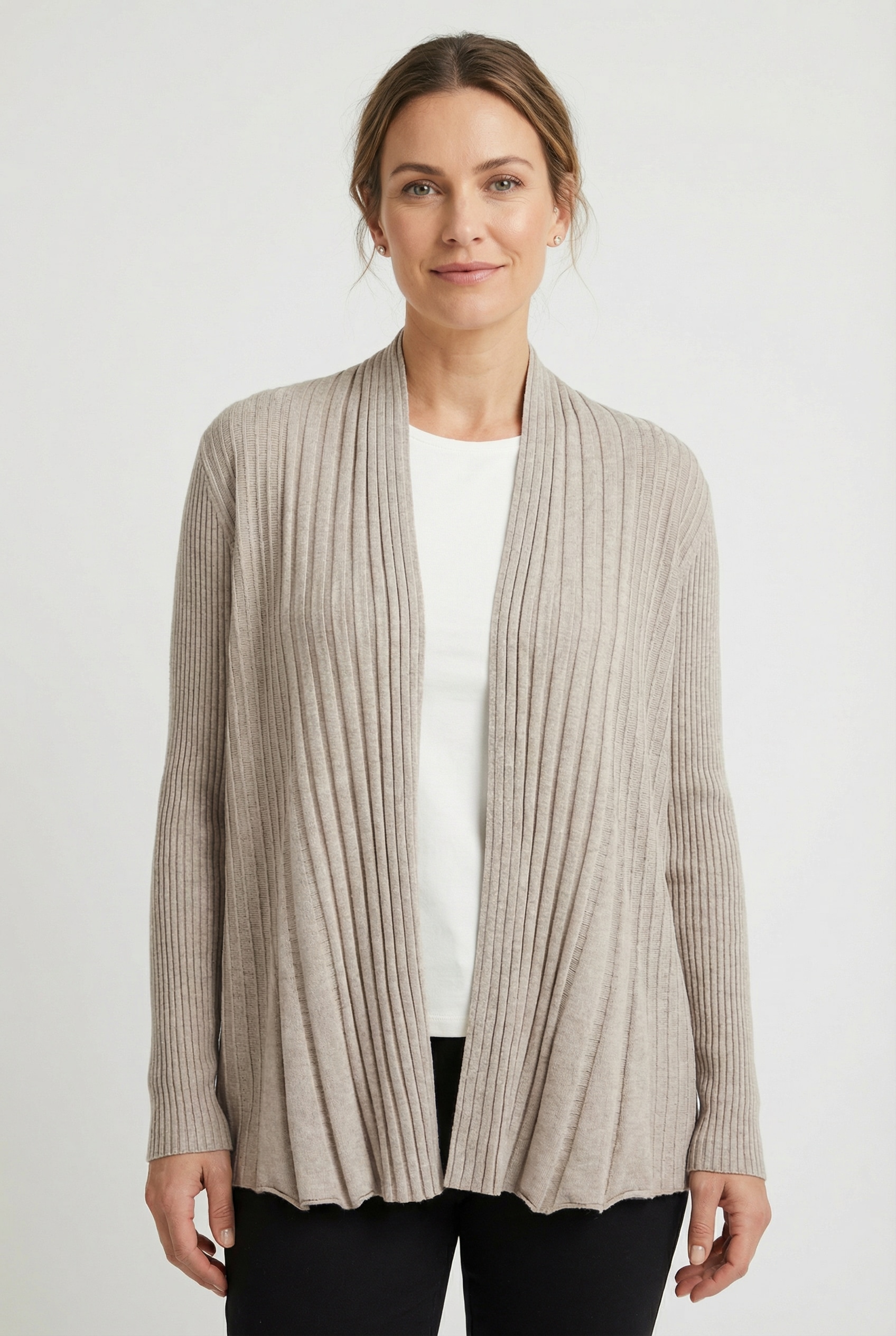 FREEQUENT Strickjacke "FQCLAUDISSE-S-CAR" in Feinstrick-Qualität und ohne V günstig online kaufen