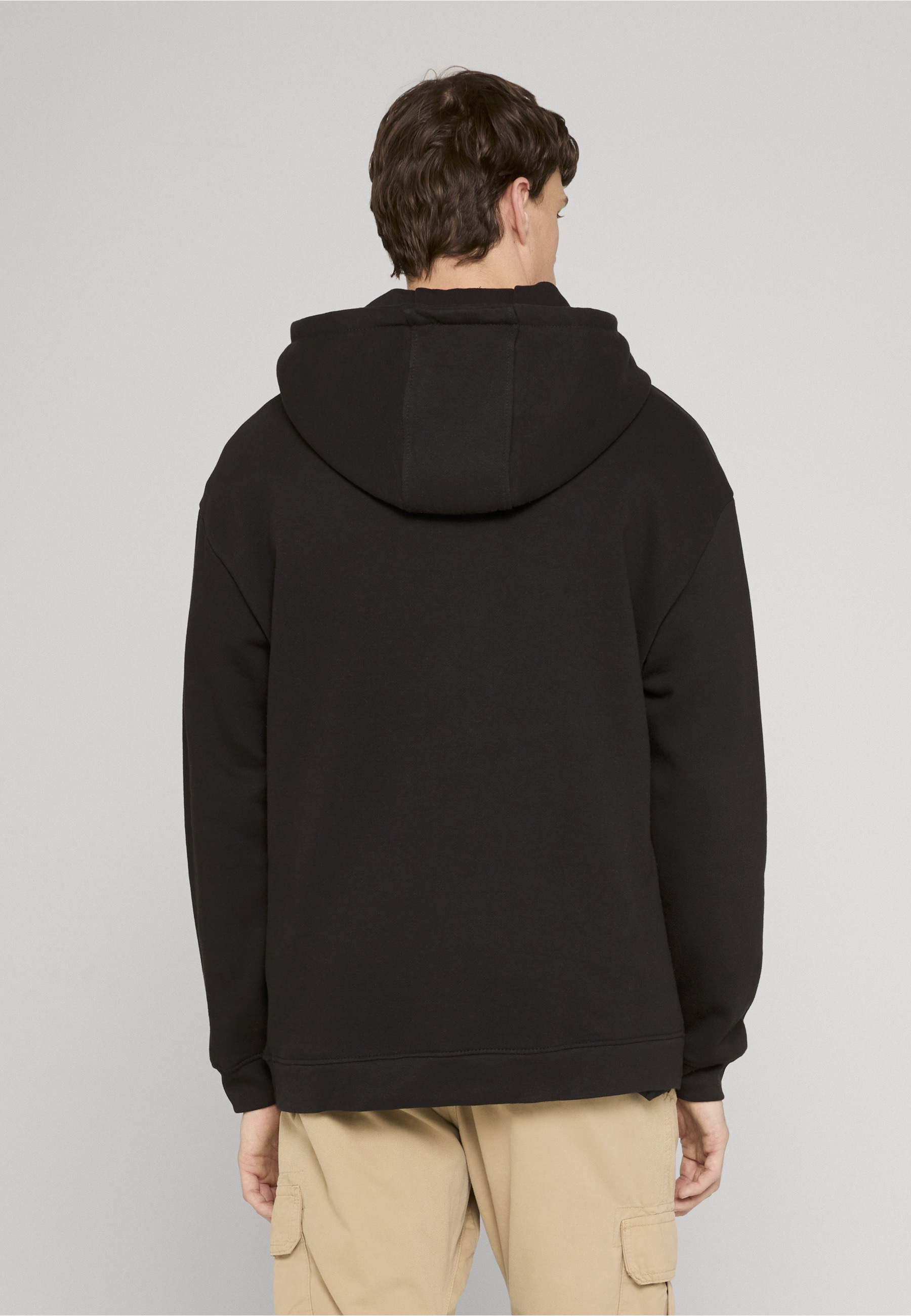 URBAN CLASSICS Basic Sweat à capuche oversize noir - Taille S 3