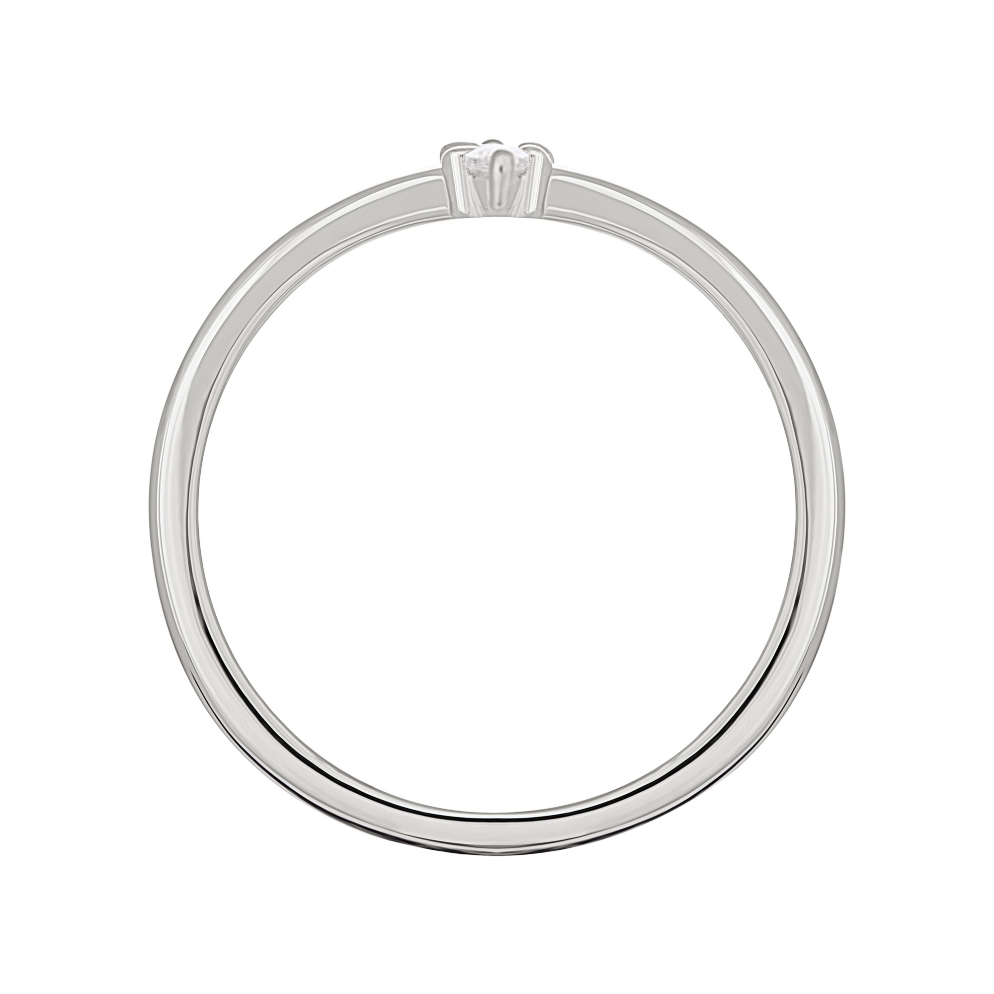 CAÏ 050 Finger Ring White Size 16 2