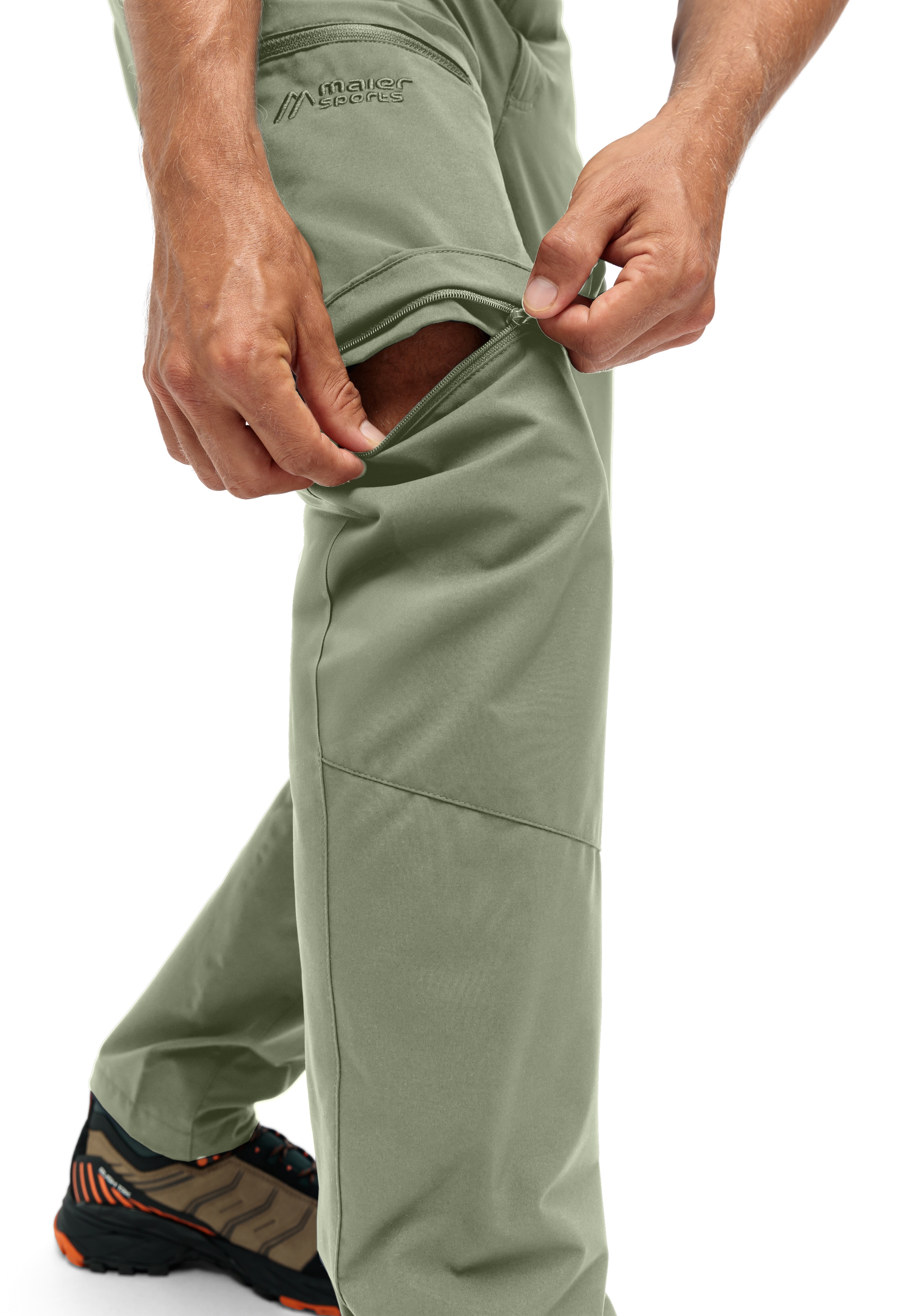 Maier Sports Outdoorhose »Tajo Zip Loop«, Herren Wanderhose, Zip-Off Funktionshose, 4 Taschen, Regular Fit