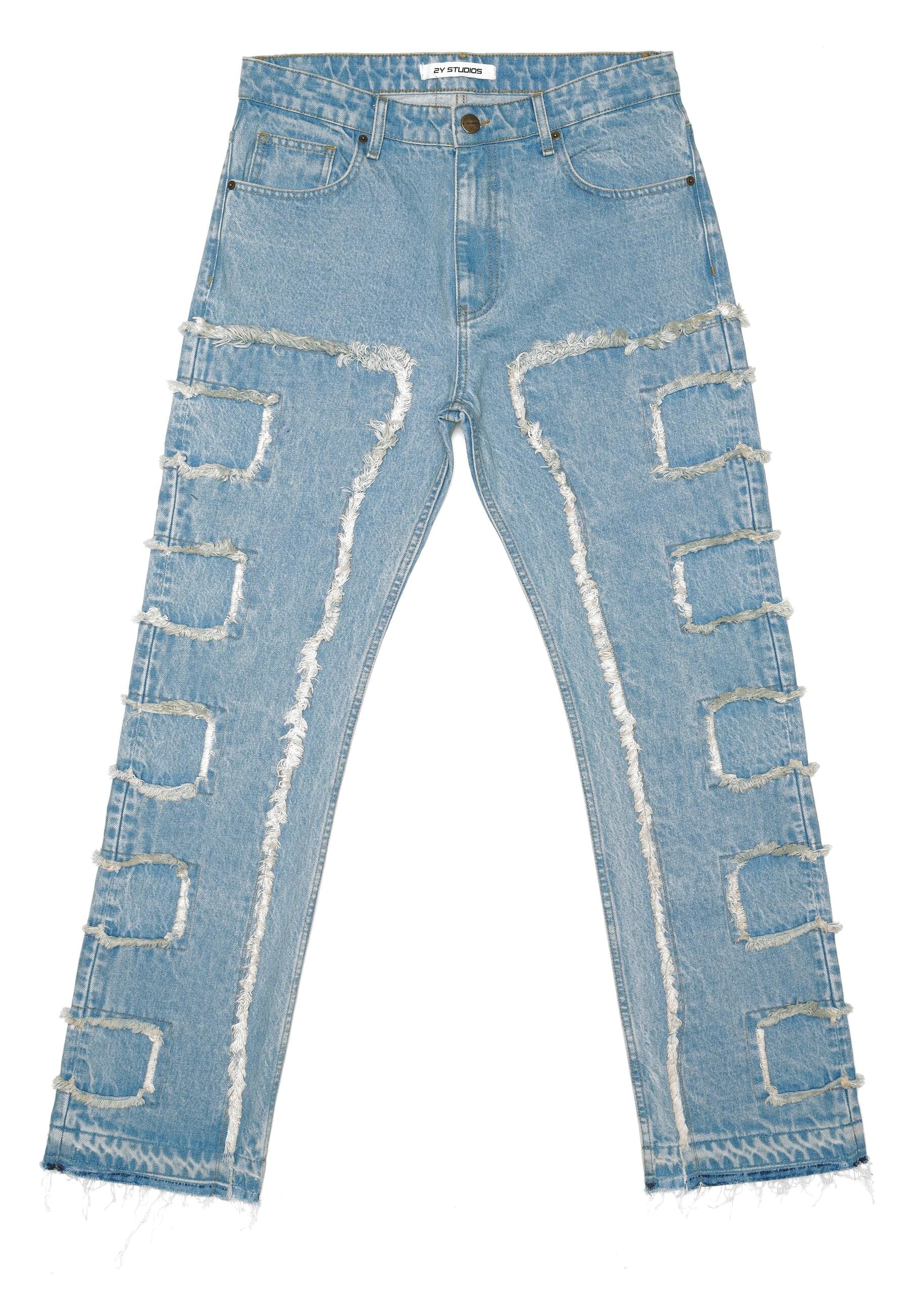 2Y Studios Bequeme Jeans »2Y Studios Kosa Destroyed Straight Jeans«