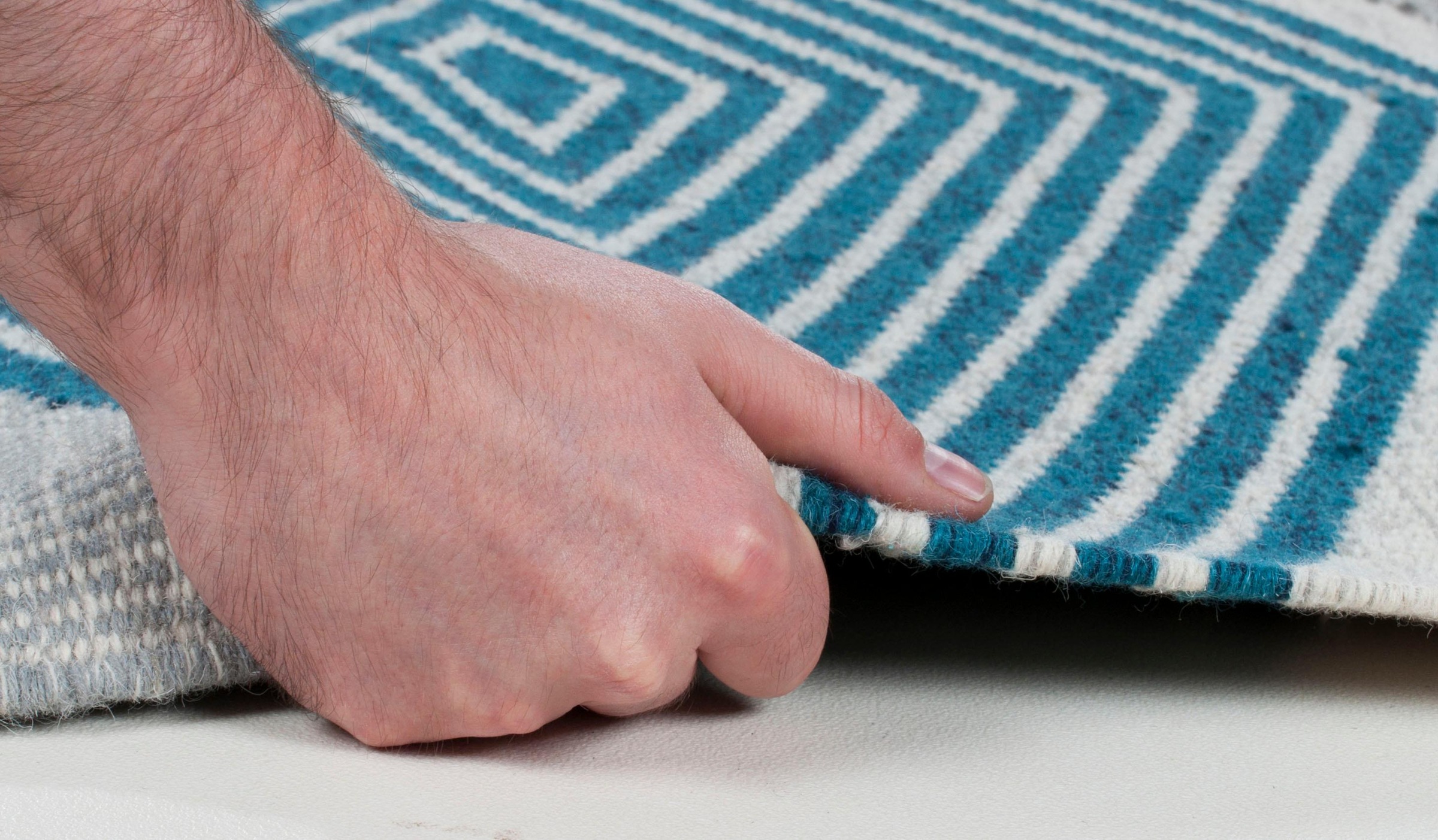 TOM TAILOR HOME Teppich »Modern Kelim«, rechteckig, 5 mm Höhe, handgewebt, mit Fransen, Boho-Style
