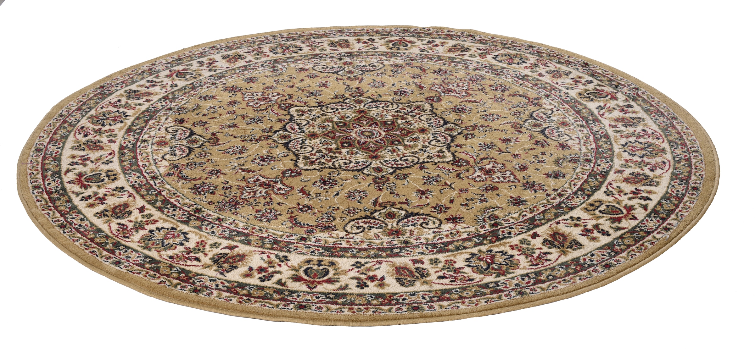 THEKO Teppich "Hamadan 359" rund 10 mm Höhe Kurzflor, Orient-Optik günstig online kaufen