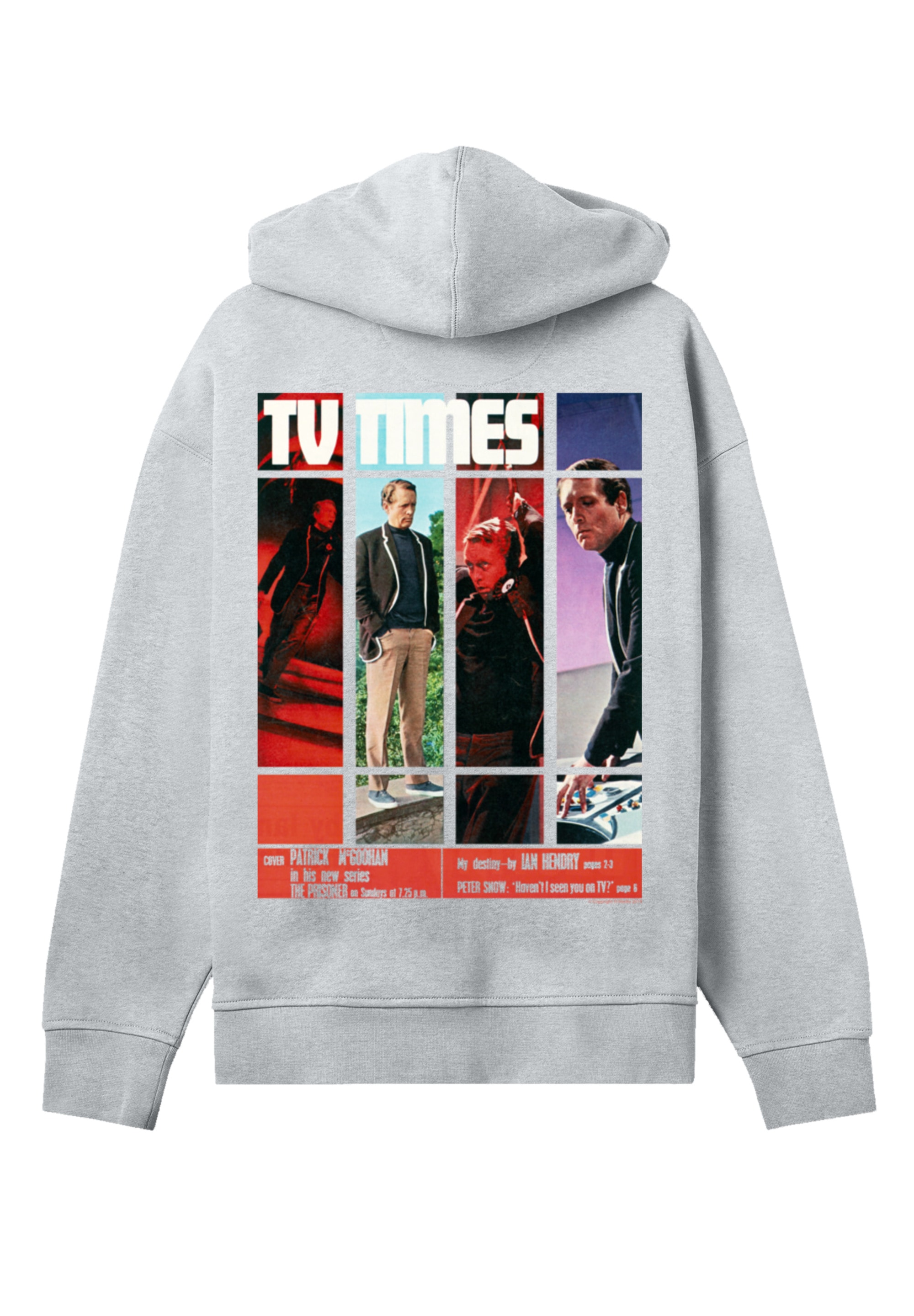 F4NT4STIC Kapuzenpullover »TV Times Patrick McGoohan The Prisoner 1967 Cover«, Premium Qualität