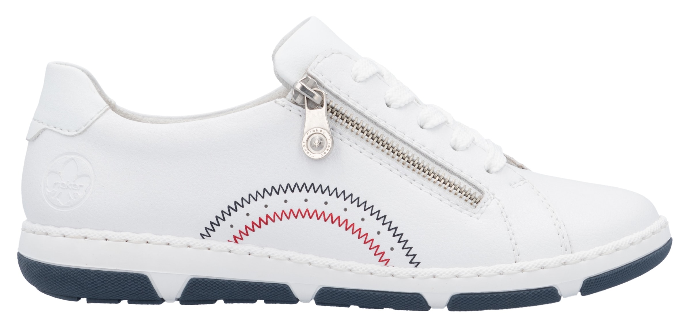 Rieker Sneaker, Schnürschuh, Halbschuh, Freizeitschuh mit weichem Schaftrand