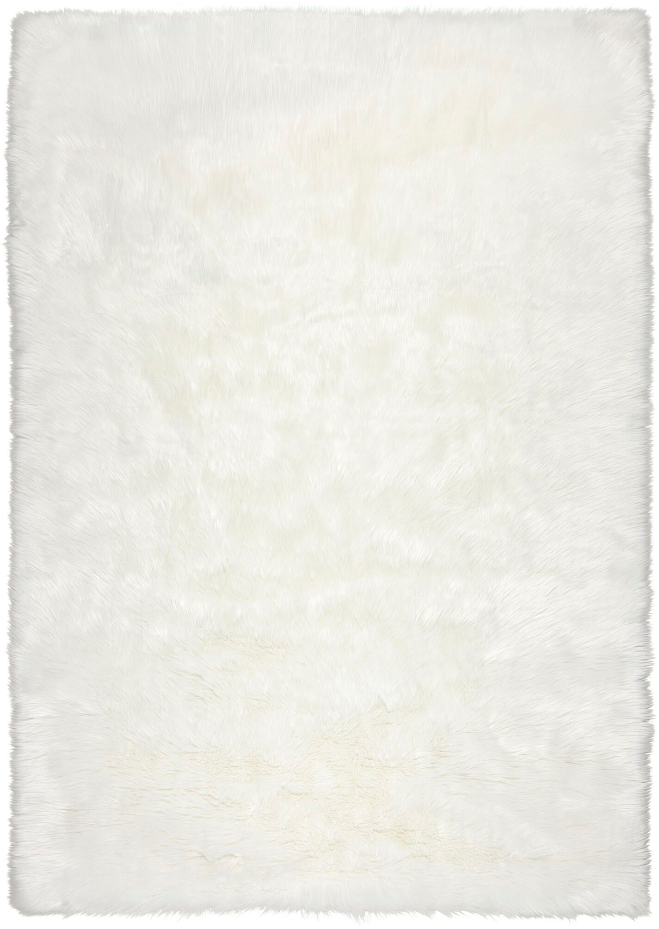 FLAIR RUGS Hochflor-Teppich "Sheepskin", rechteckig, 6 mm Höhe, weich, Kunstfell, Fellteppich