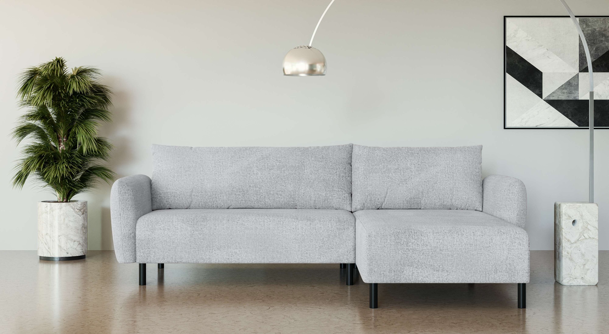 Home affaire Ecksofa "Glandine" L-Form