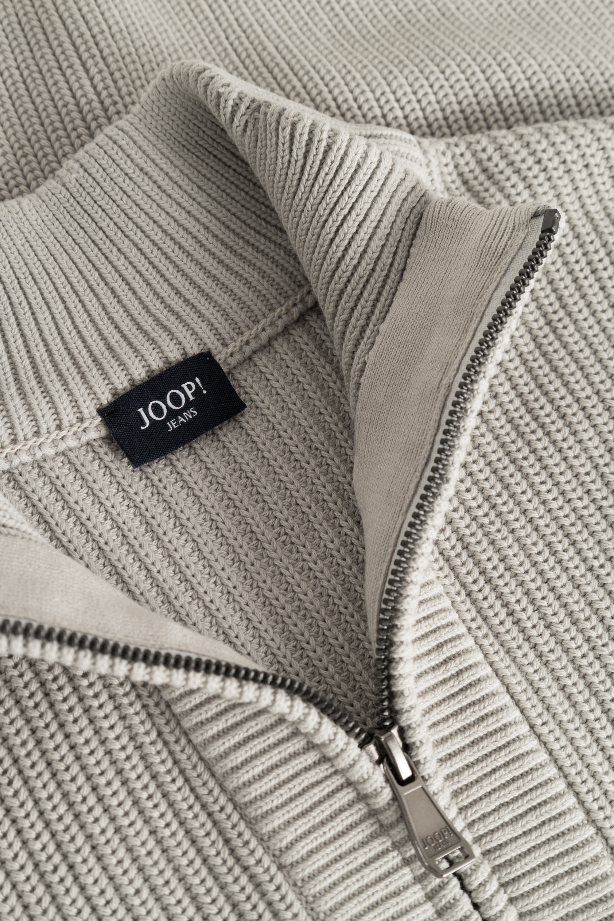 Joop Jeans Strickpullover »Henrio«, mit Reißverschluss