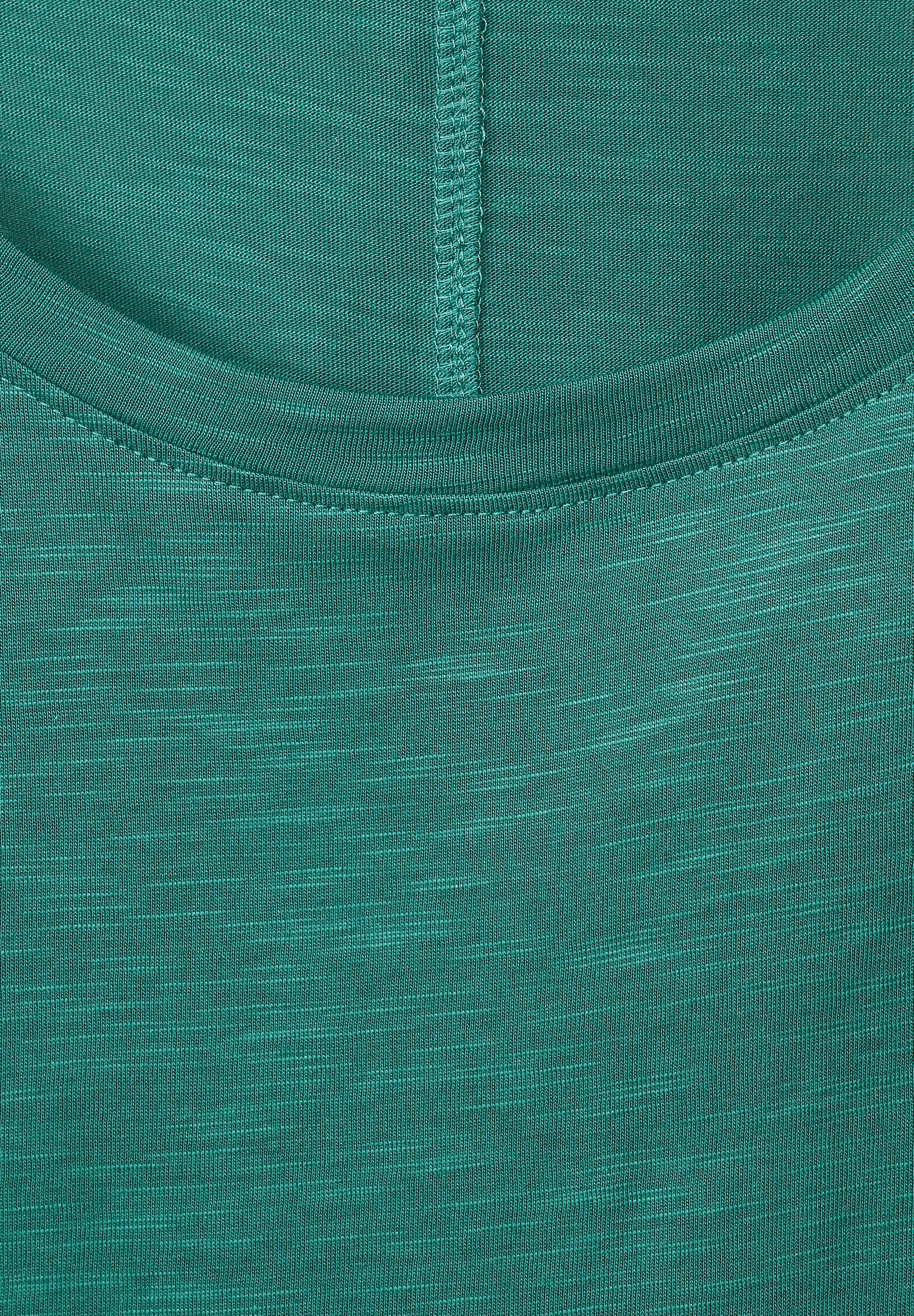 STREET ONE T-Shirt, aus softem Materialmix