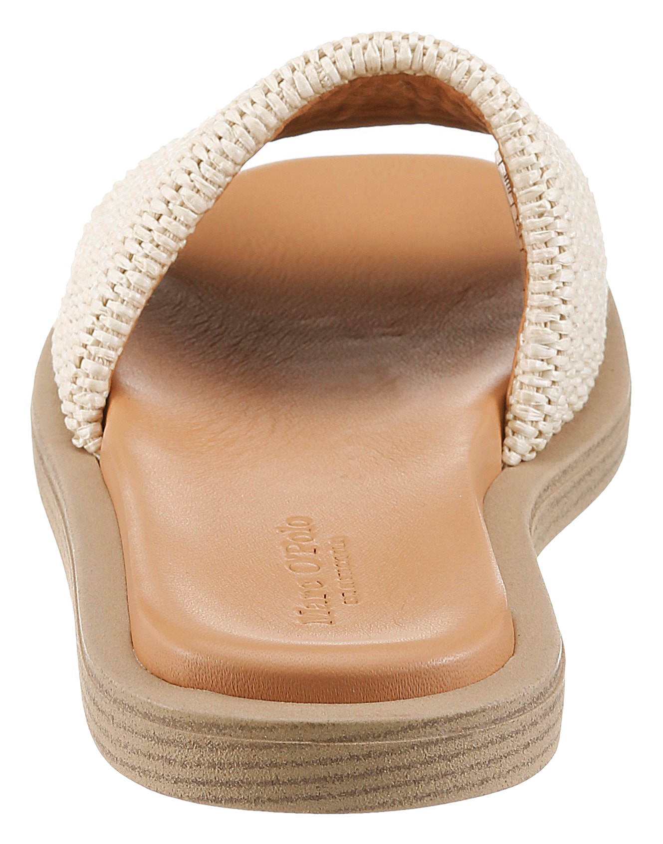 Marc O'Polo Pantolette »Agda«  Sommerschuh, Strandschuh, Urlaubsschuh, in Karreeform