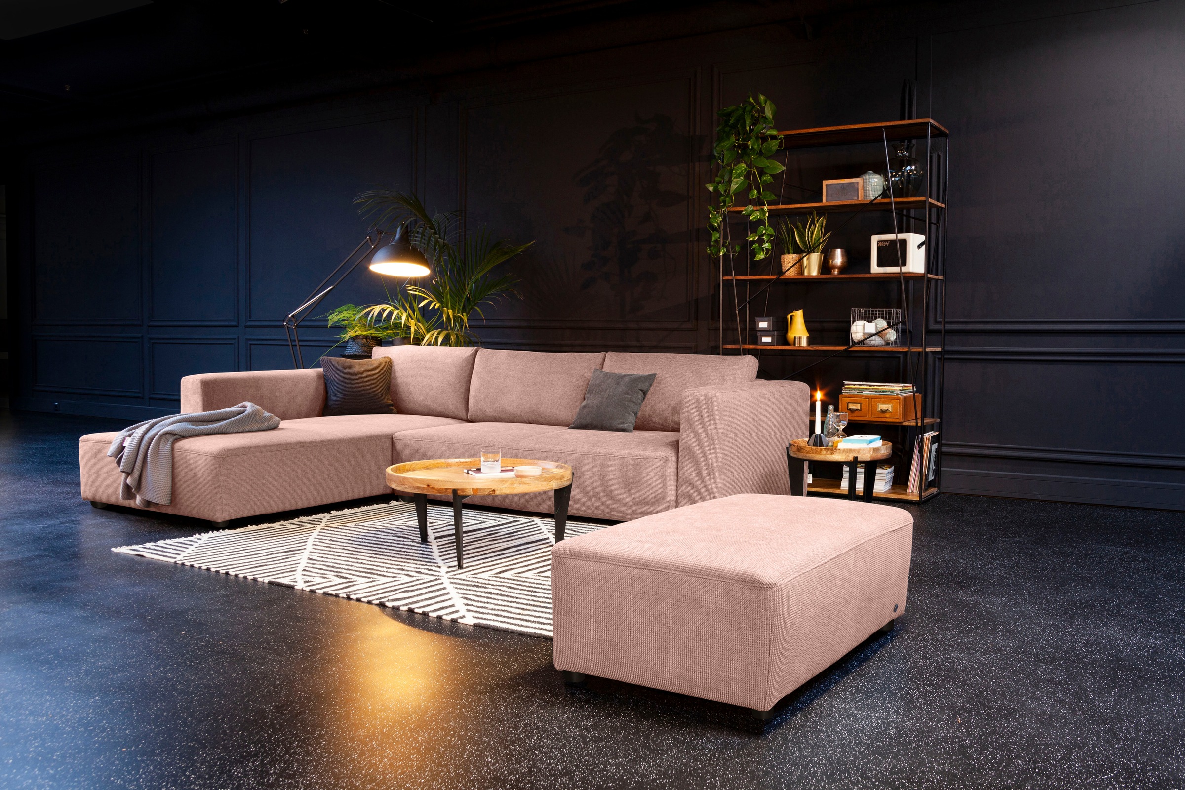 TOM TAILOR HOME Ecksofa »HEAVEN STYLE M«, aus der COLORS COLLECTION, wahlweise mit Bettfunktion & Bettkasten