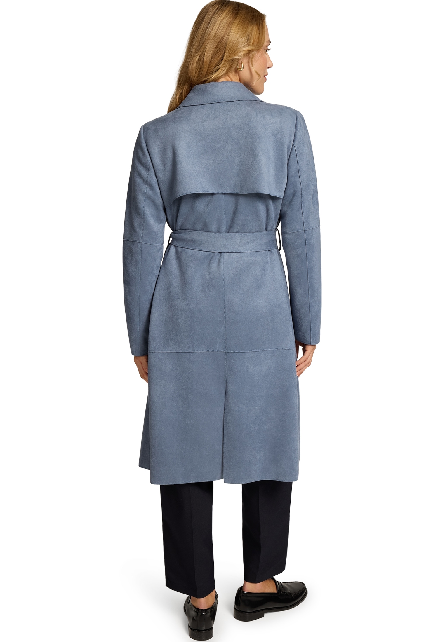 Zero Wintermantel »Damen in Lederoptik«