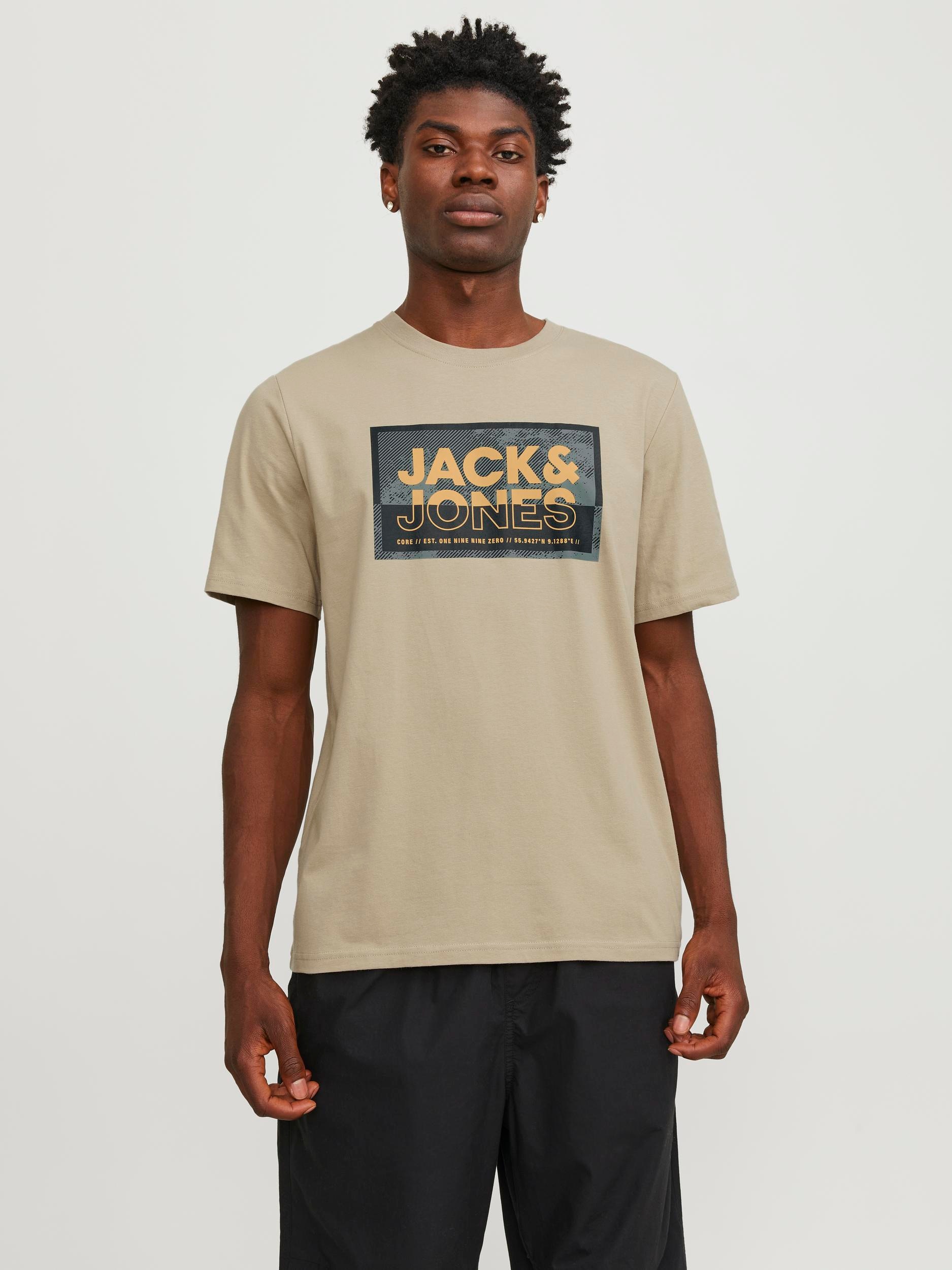 Jack & Jones Kurzarmshirt "JCOLOGAN TEE SS CREW NECK SS24 LN" günstig online kaufen