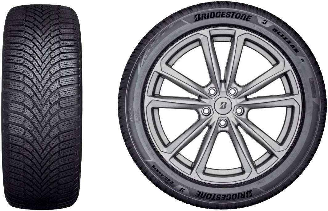 BRIDGESTONE Winterreifen "BRIDGESTONE", 255mm / 45 % R 18 103V XLschwarz, Autoreifen