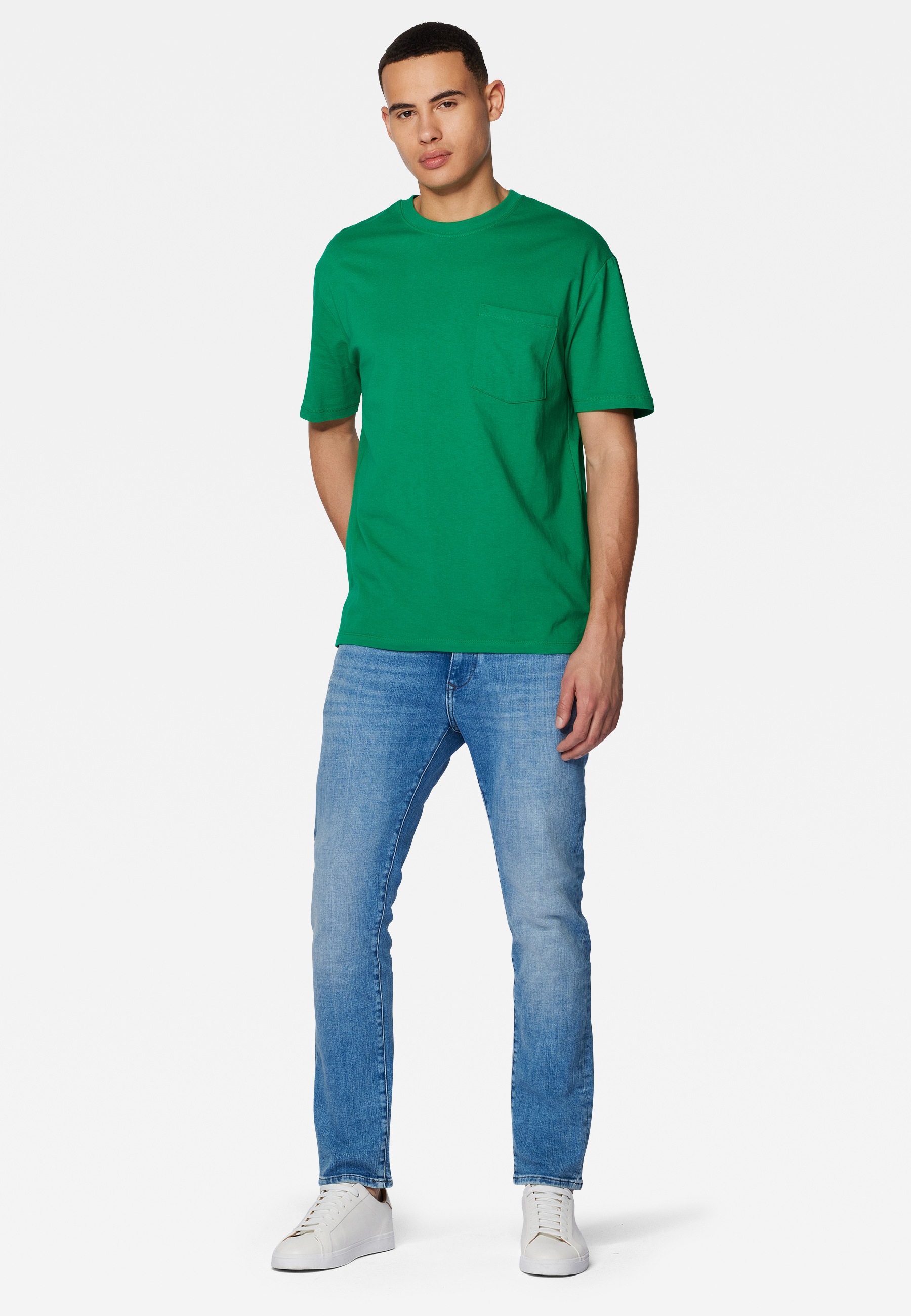 Mavi Rundhalsshirt "POCKET TEE", Basic Tee