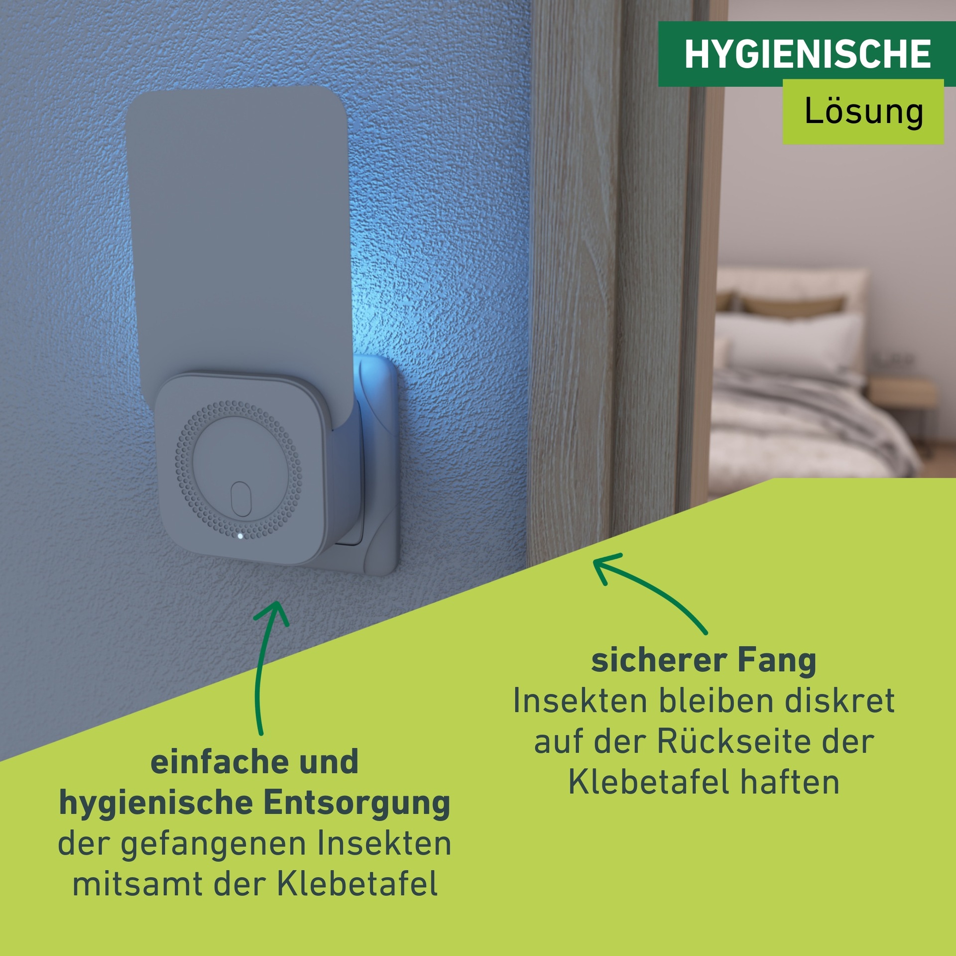 Windhager Klebefalle »Ersatz-Klebetafeln 20 Stück für Artikel 03133« Fruchtfliegenfalle Nachfüllungen, Mottenfalle