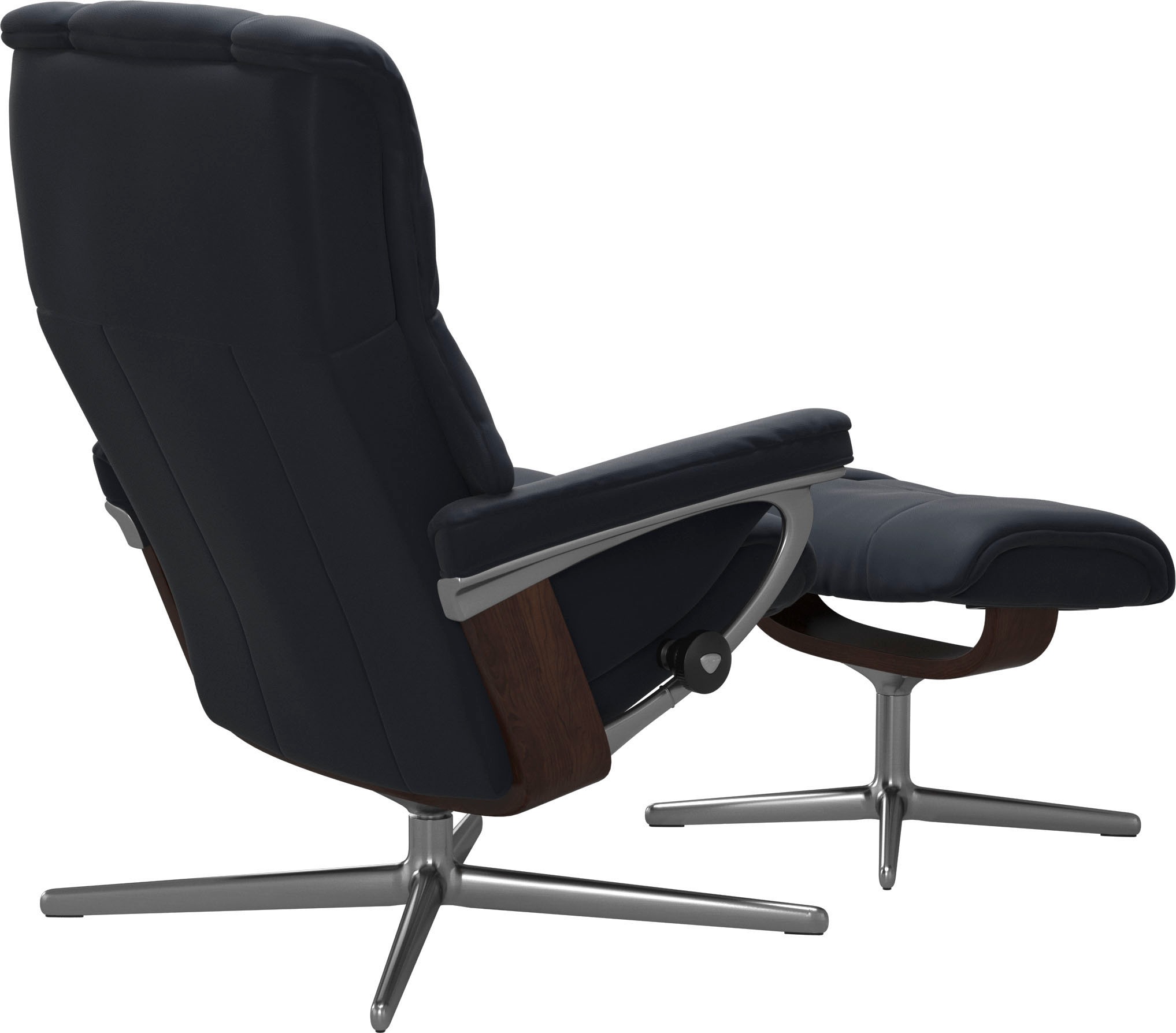 Stressless® Relaxsessel »Mayfair«, mit Cross Base, Größe S, M & L, Holzakzent Braun