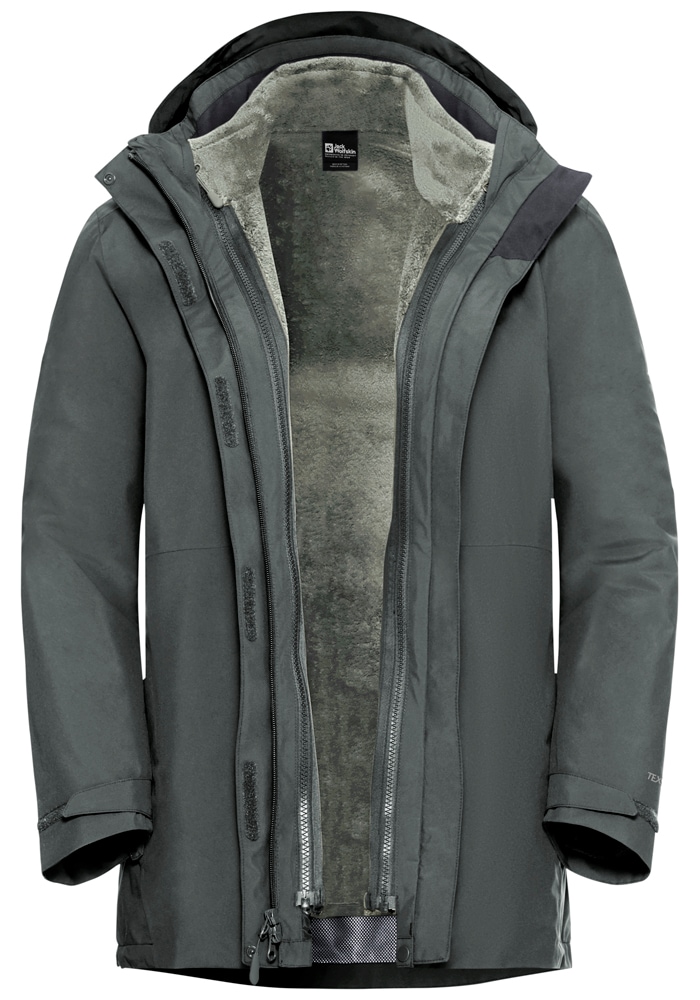 Jack Wolfskin 3-in-1-Funktionsjacke »ROTWAND 3IN1 JKT W«, mit Kapuze