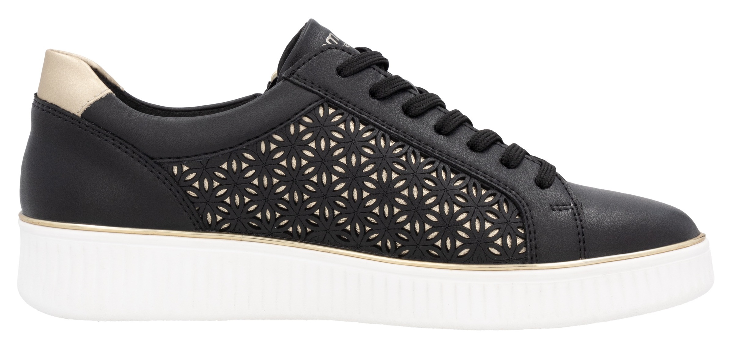 Remonte Plateausneaker, Freizeitschuh, Schnürer, Halbschuh mit Perforation