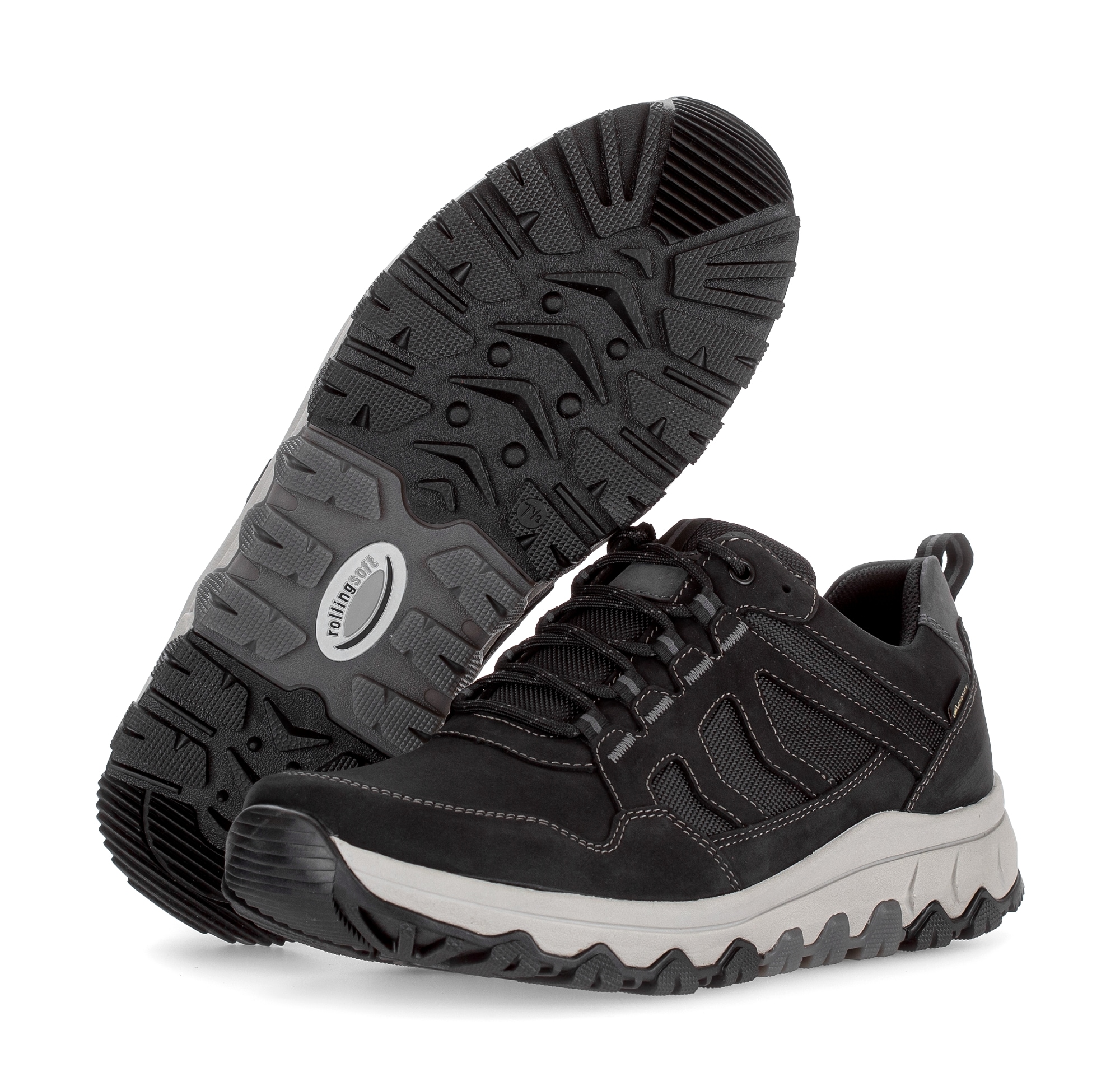 Gabor Rollingsoft Sneaker  , Schnürschuh, Halbschuh, Komfortschuh in Bequemweite G (= weit)