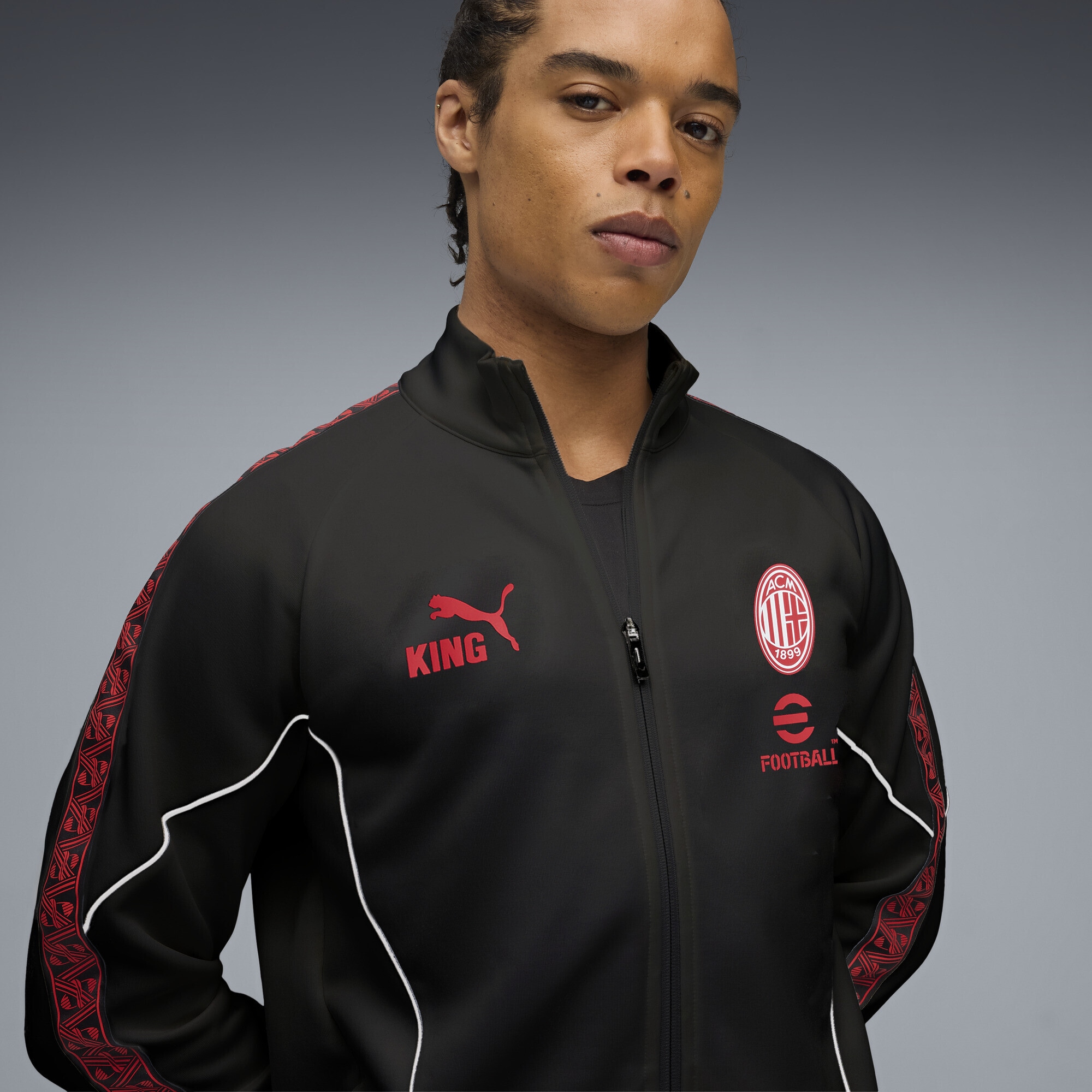 PUMA Sweatjacke »AC Milan KING Anthem Jacke Herren«