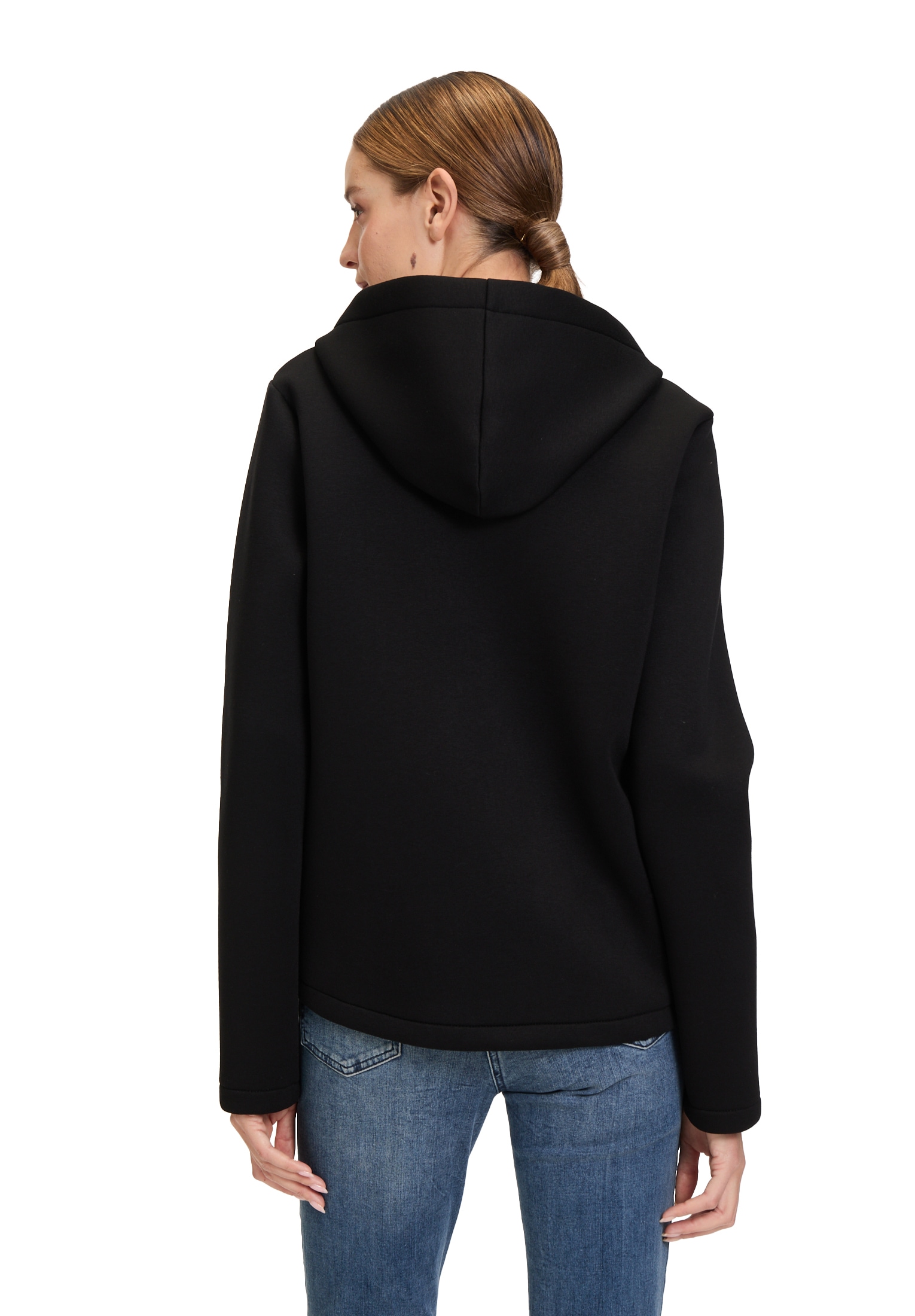 Amber & June Outdoorjacke »Amber & June Übergangsjacke mit Kapuze«, mit Kapuze