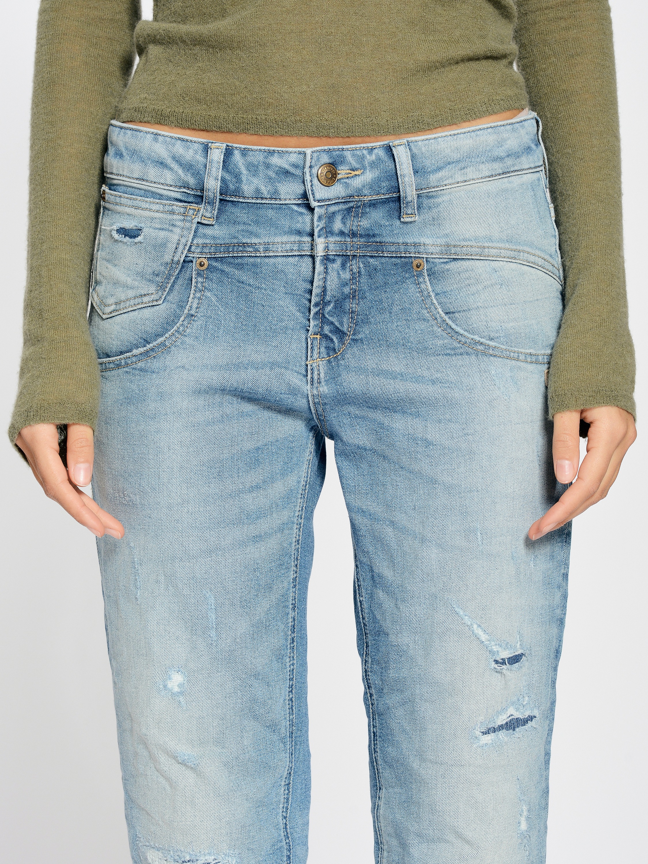 GANG Loose-fit-Jeans »GANG Jeans Loose Fit 94BO CROPPED«
