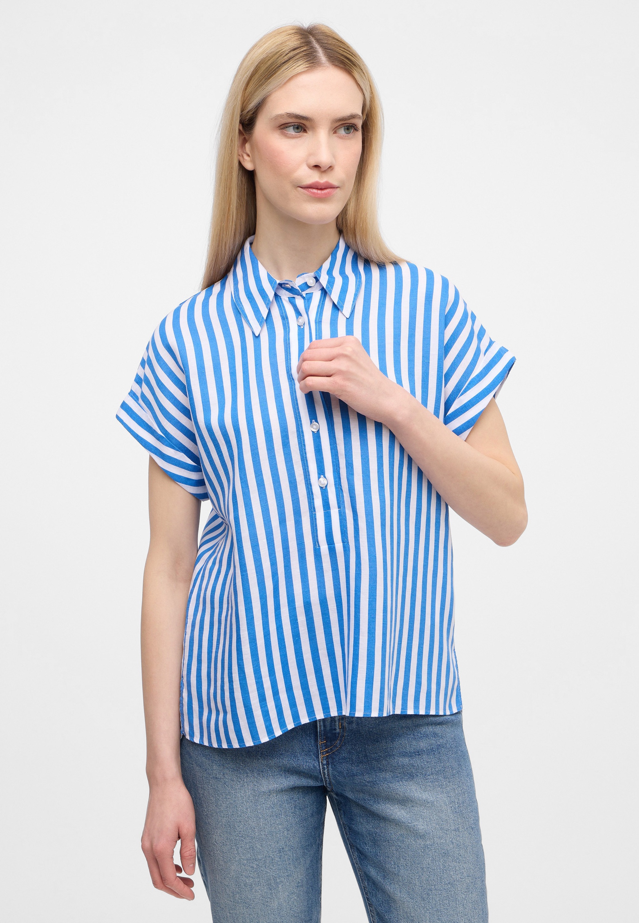 Eterna Hemdbluse "LOOSE FIT" günstig online kaufen