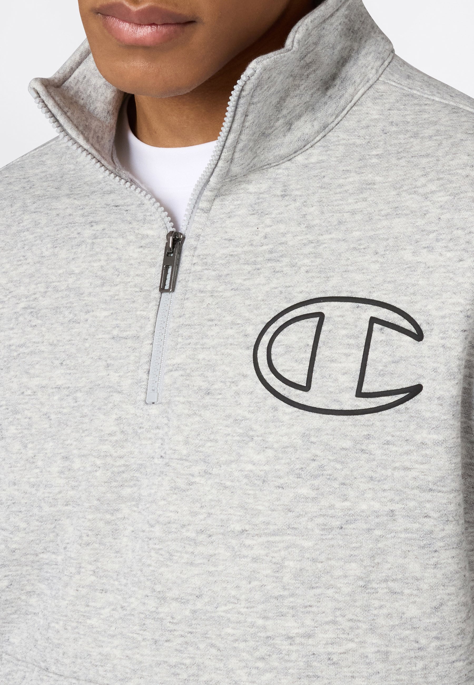 Champion Sweatshirt »COLLEGE Fleece Half Zip Sweatshirt«, mit halbem Reißverschluss, aus Baumwolle und Polyester, normale Länge
