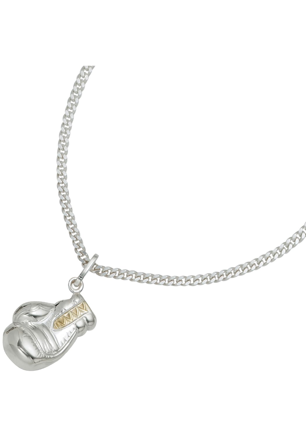JOBO Kettenanhänger »Anhänger Boxhandschuh« ()  925 Silber bicolor vergoldet