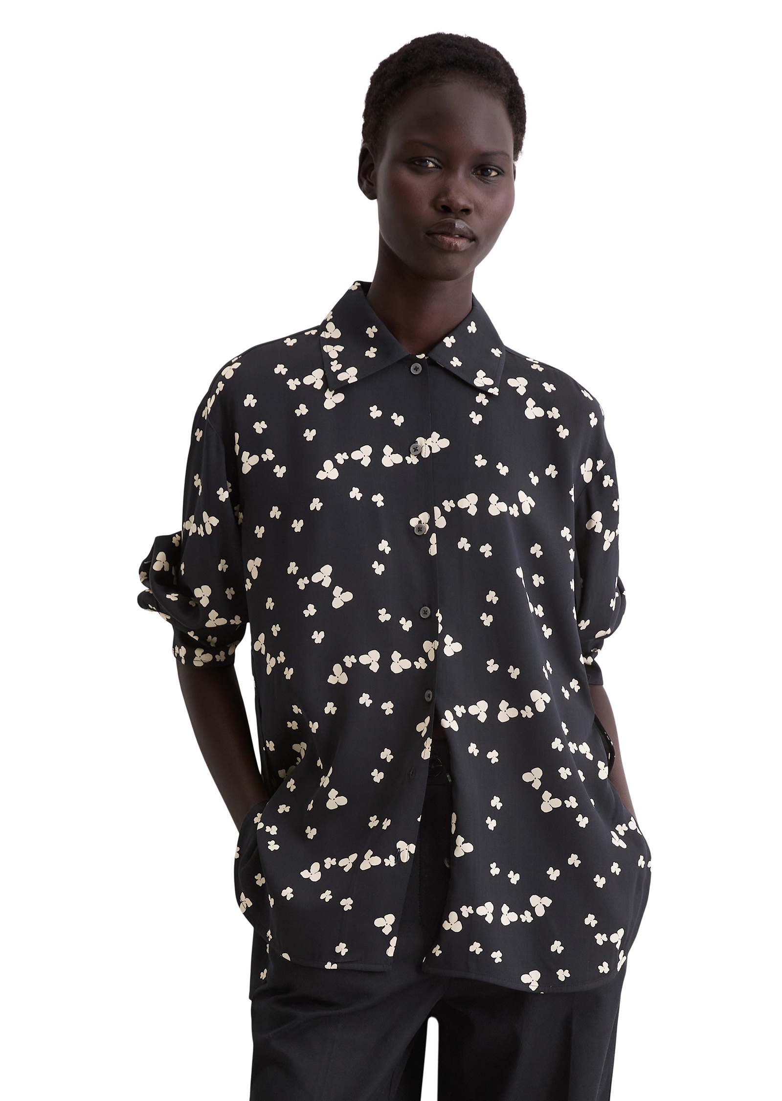 Marc OPolo Langarmbluse "aus LENZING™ ECOVERO™" günstig online kaufen